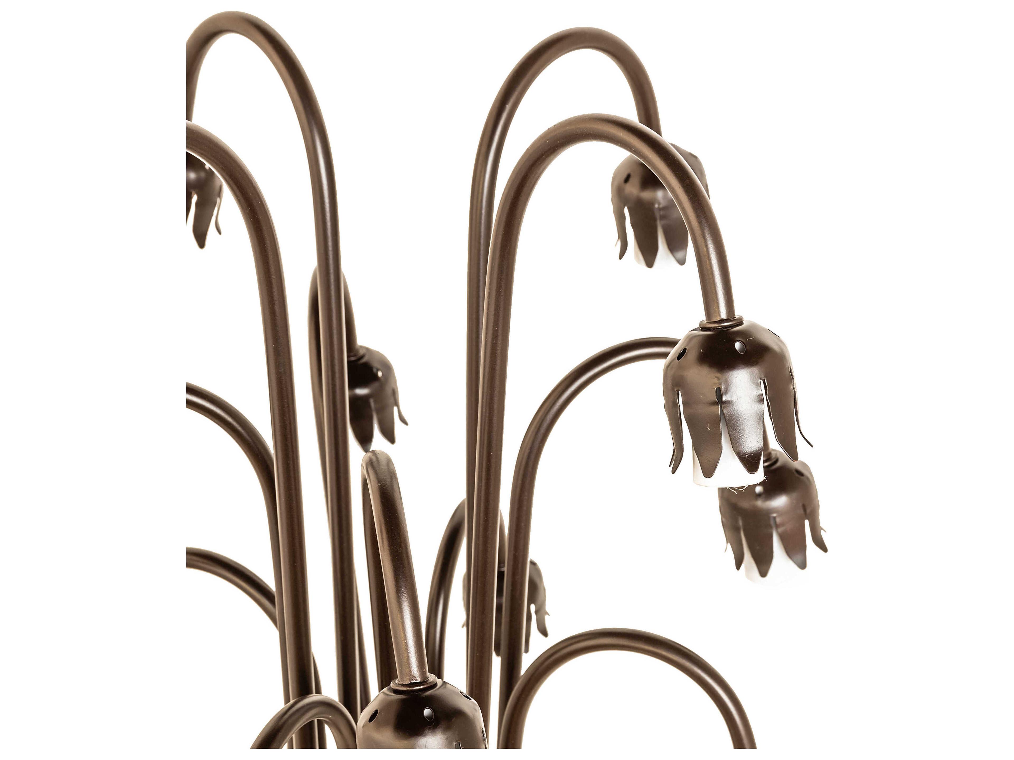 Meyda Pond Lily 12 - Light Floor Lamp Base