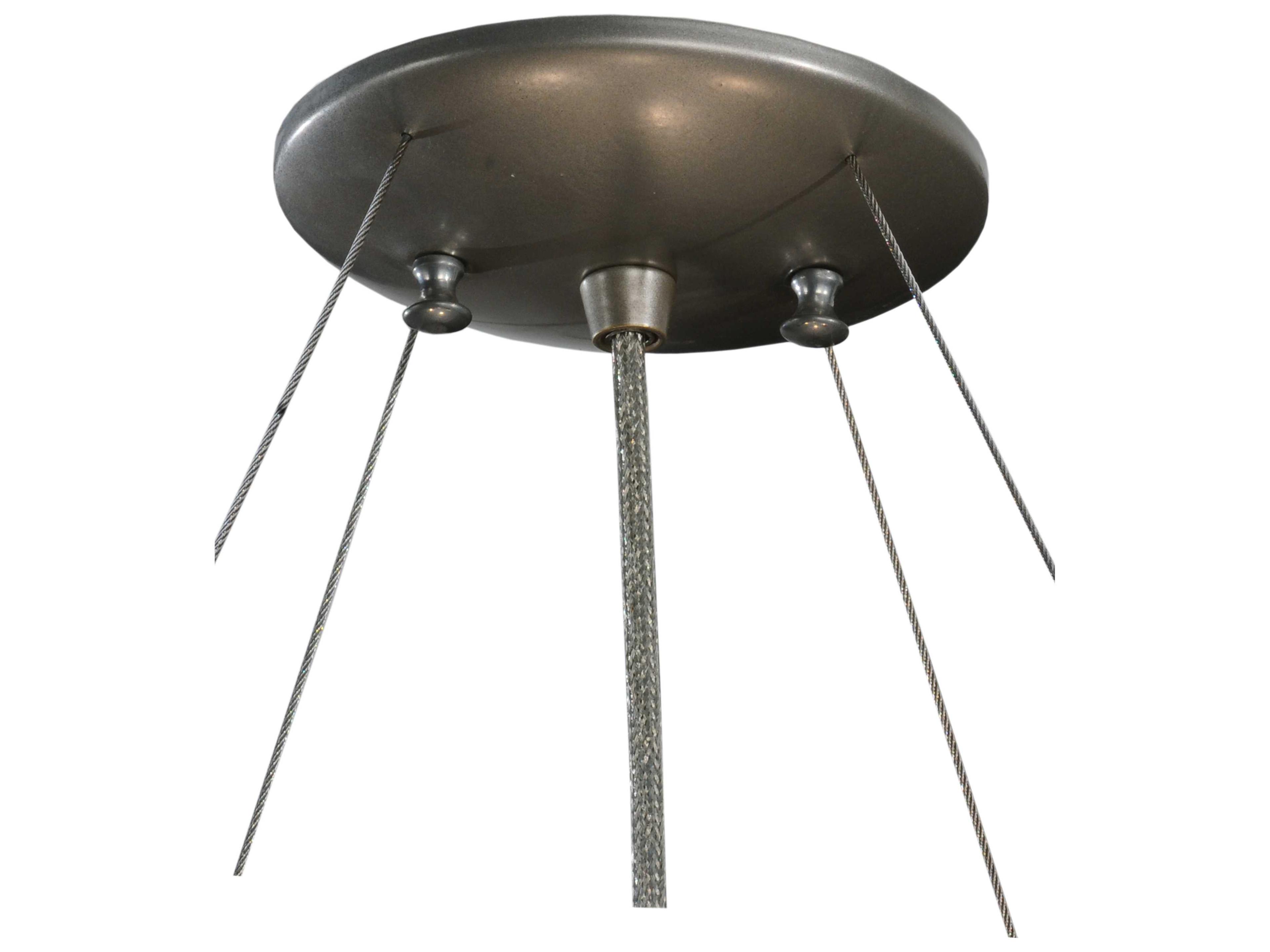 Meyda Tiffany Brushed Nickel Brushed Nickel 4 - Light Pendant Hardware