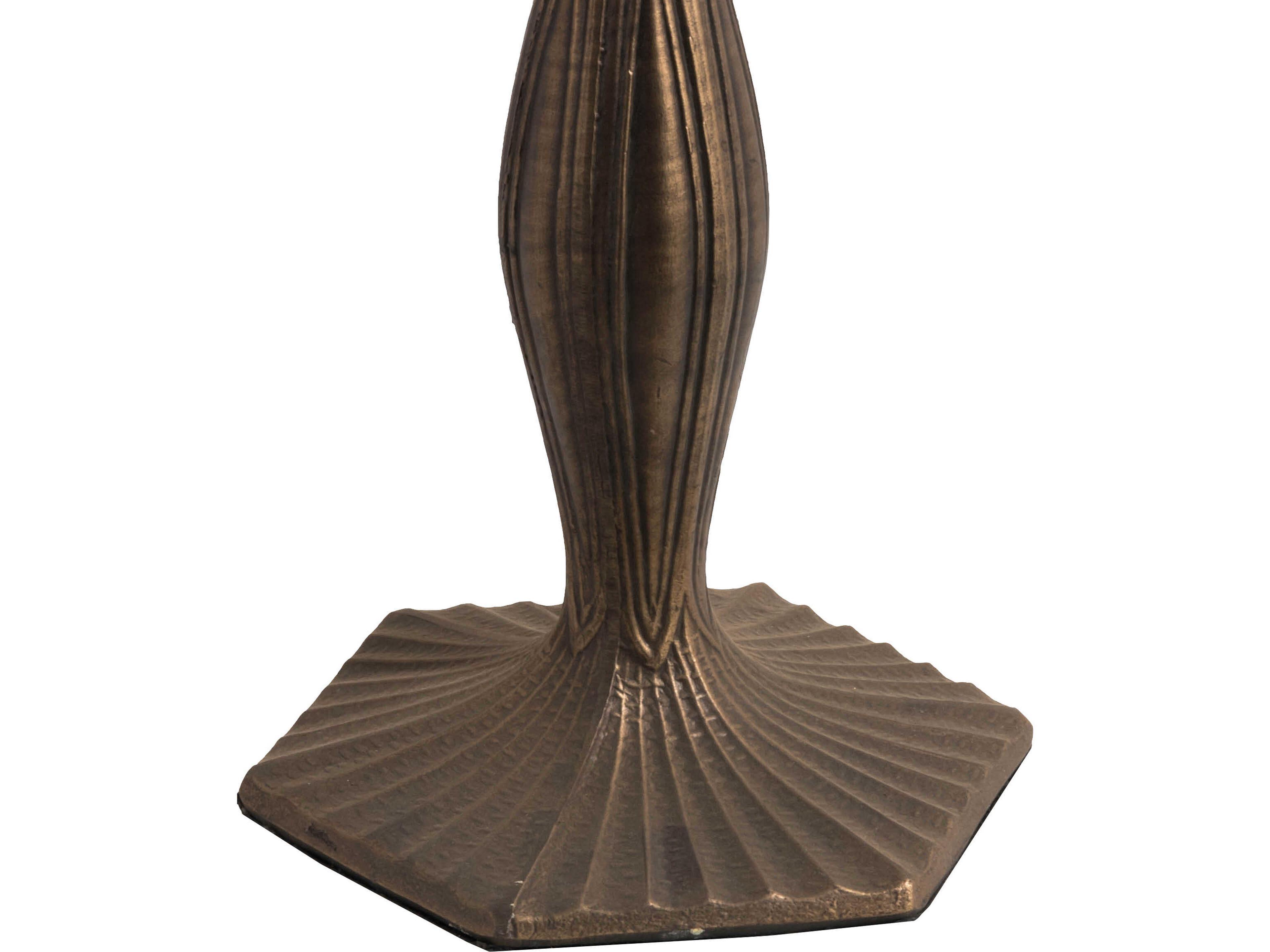 Meyda Deco Mahogany Bronze Table Lamp