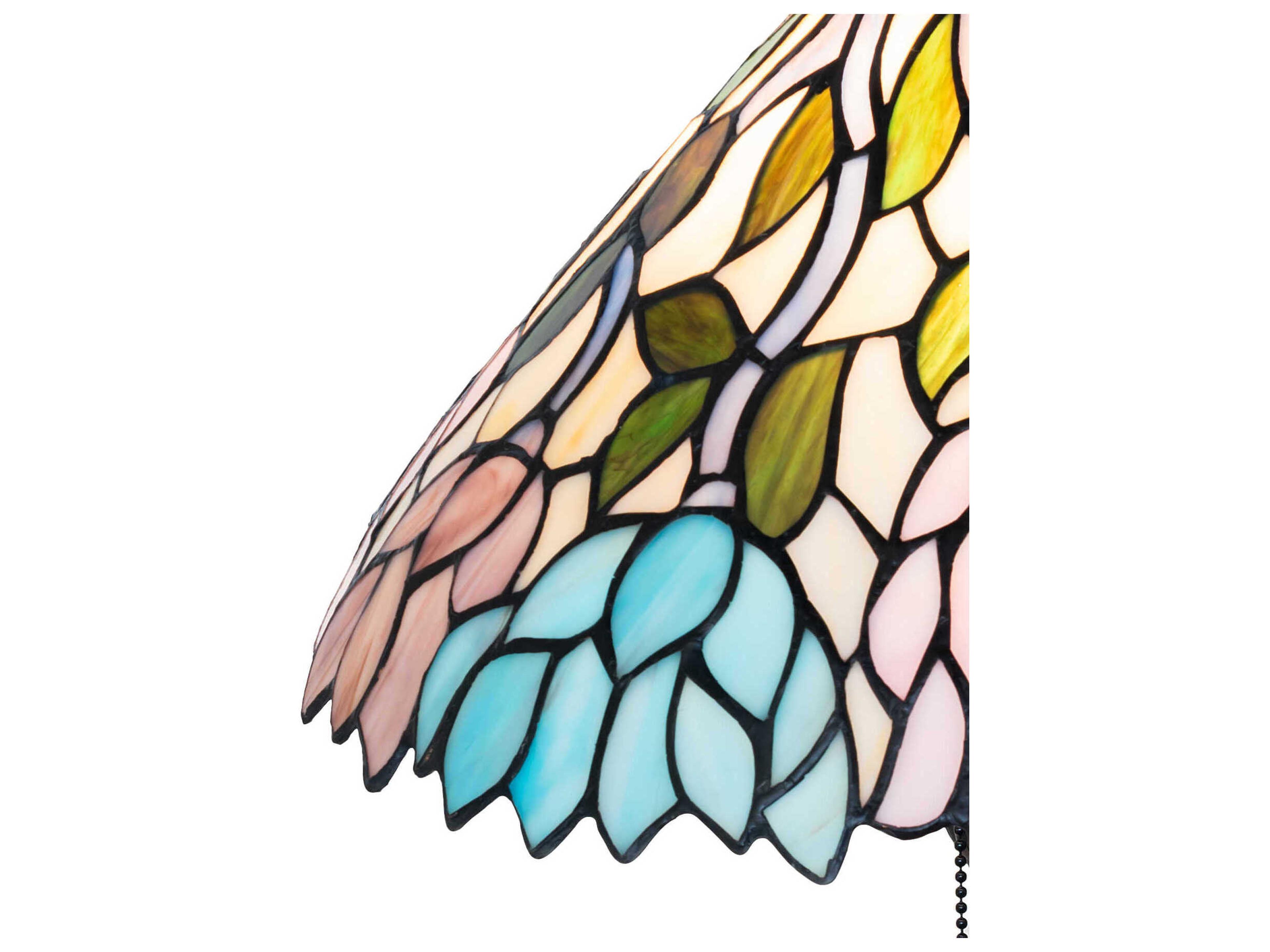 Meyda Wisteria Stained Glass Table Lamp