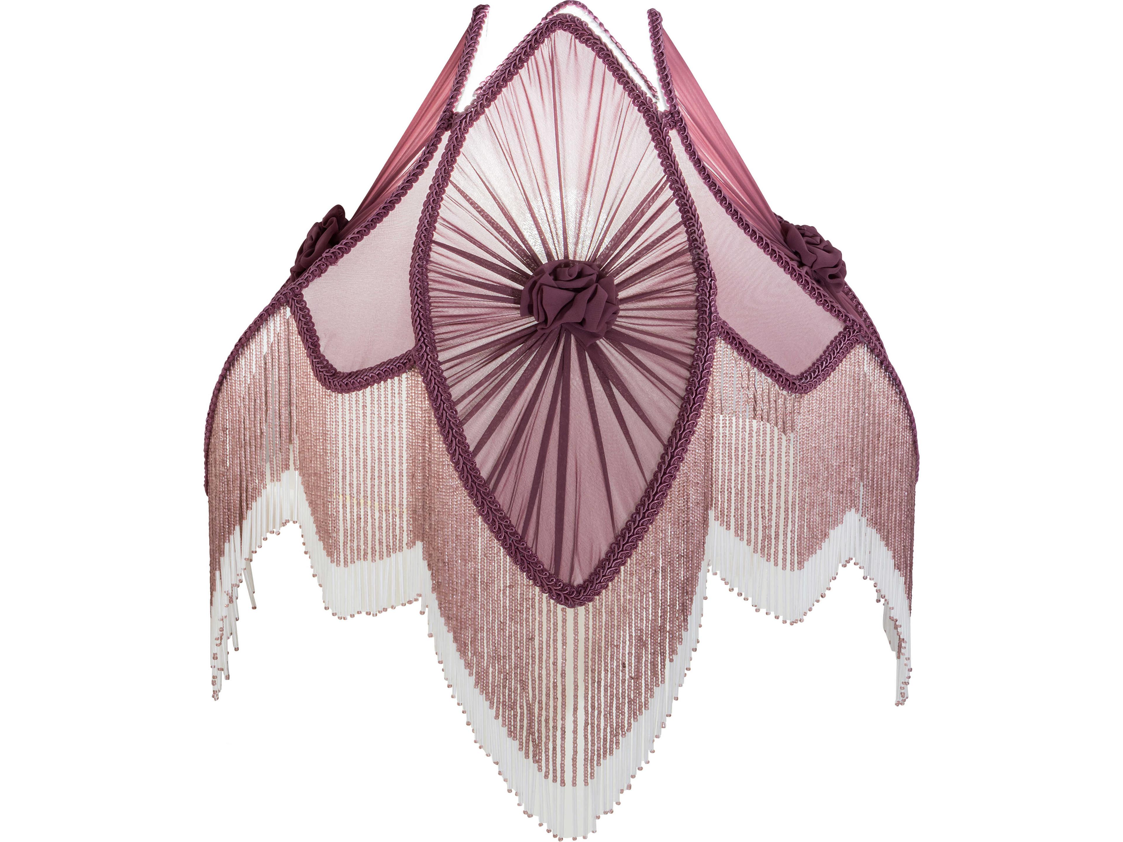 Fabric And Fringe Daark Mauve clear