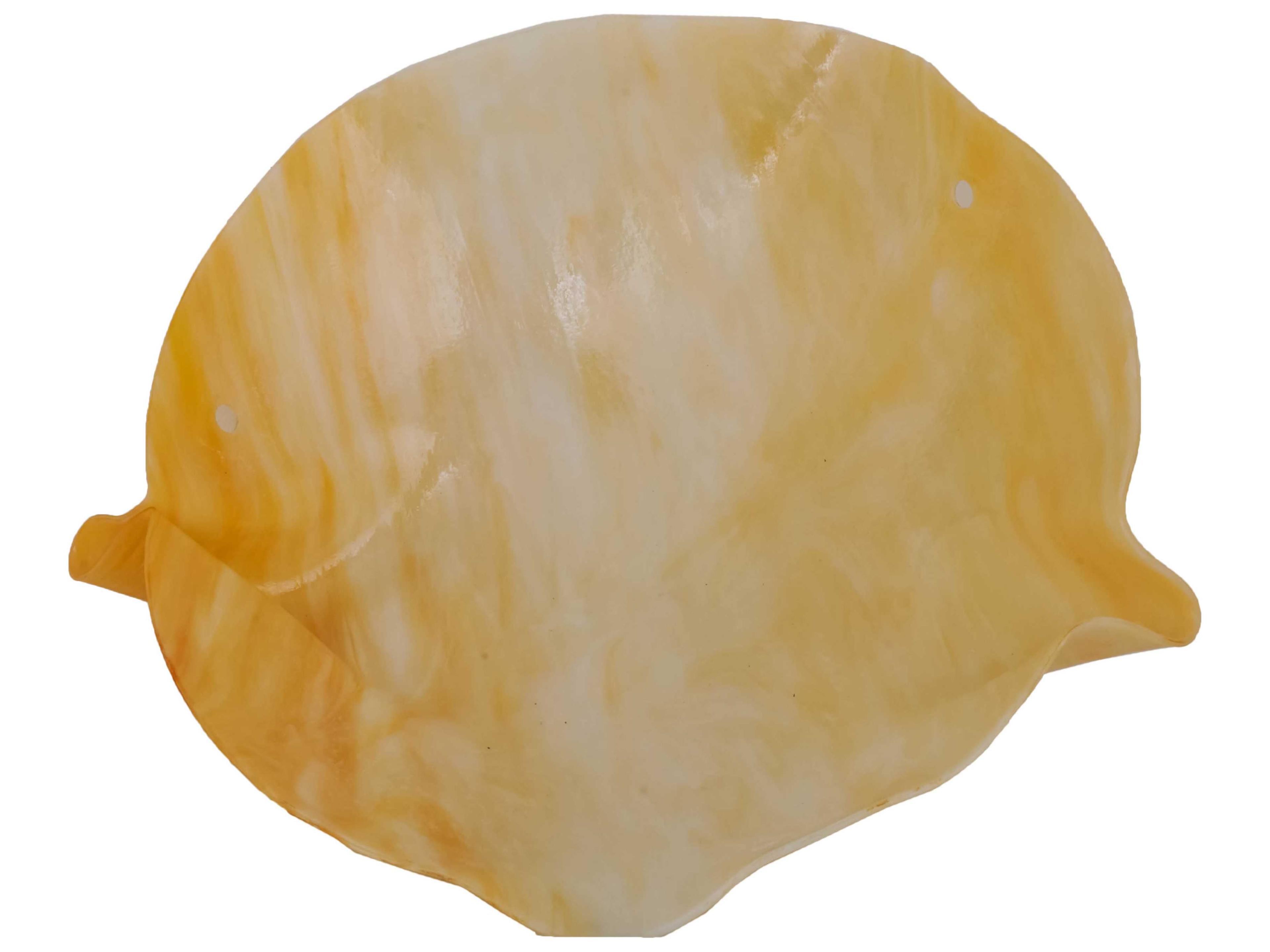 Meyda Metro Beige Iridescent Bai 16" Glass Shade