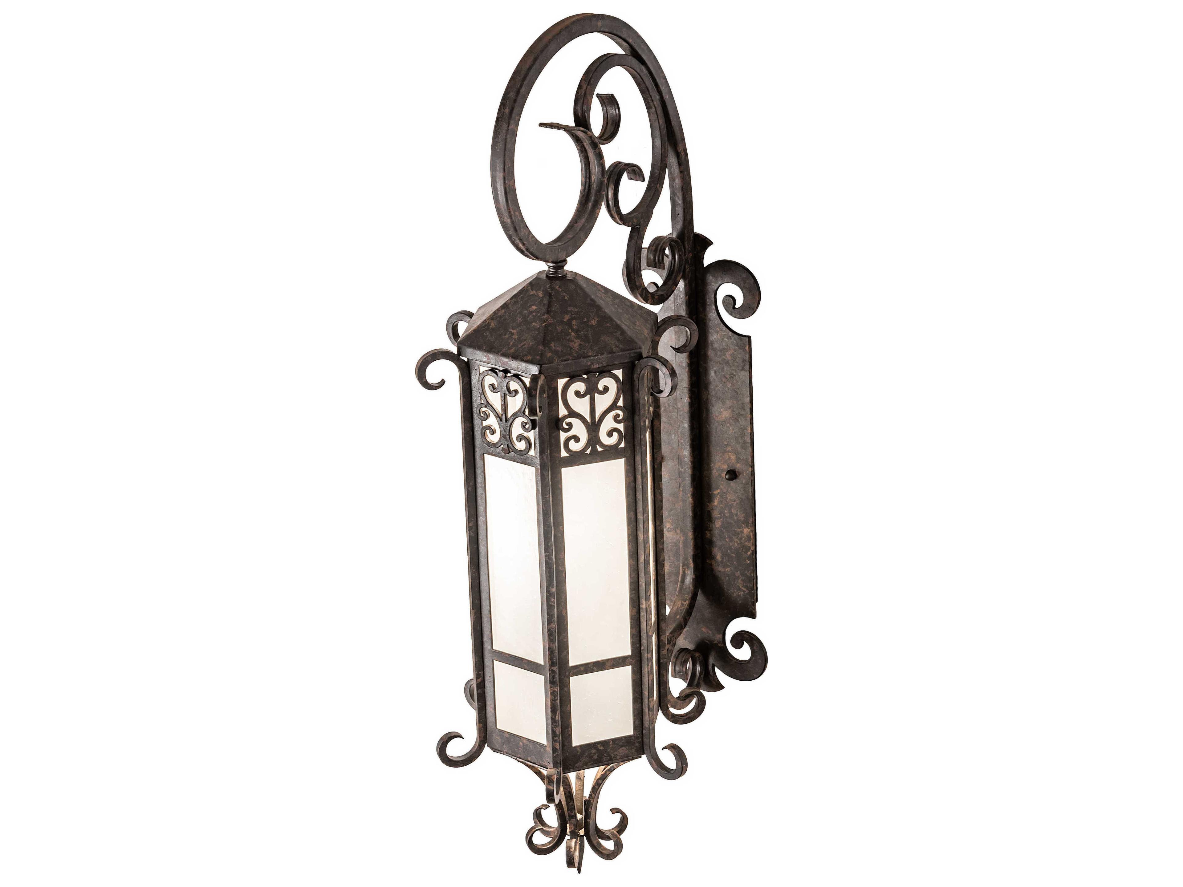 Meyda Caprice 1 - Light Glass Outdoor Wall Light