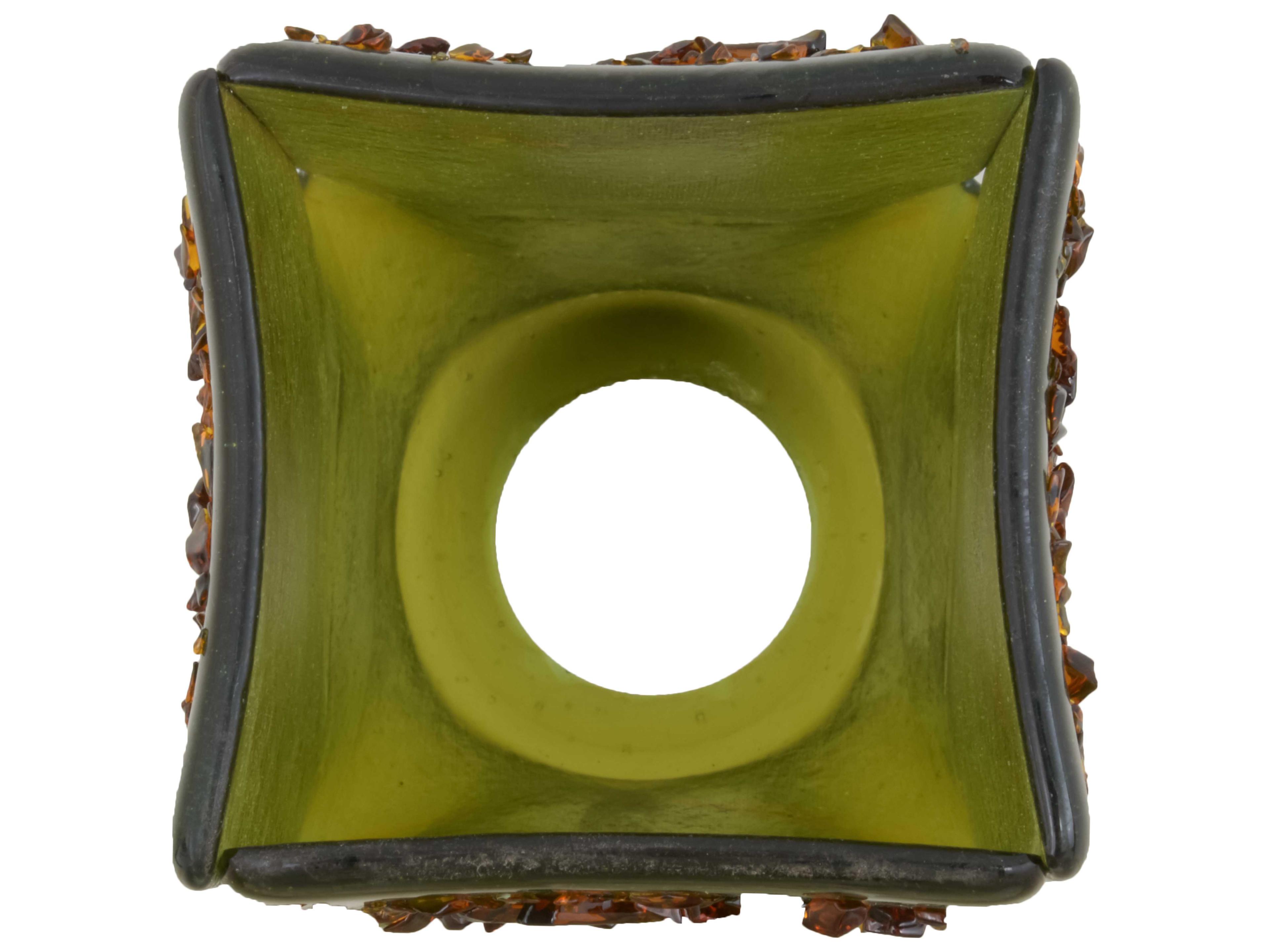 Meyda Metro Fusion Distressed Celadon Green Shade