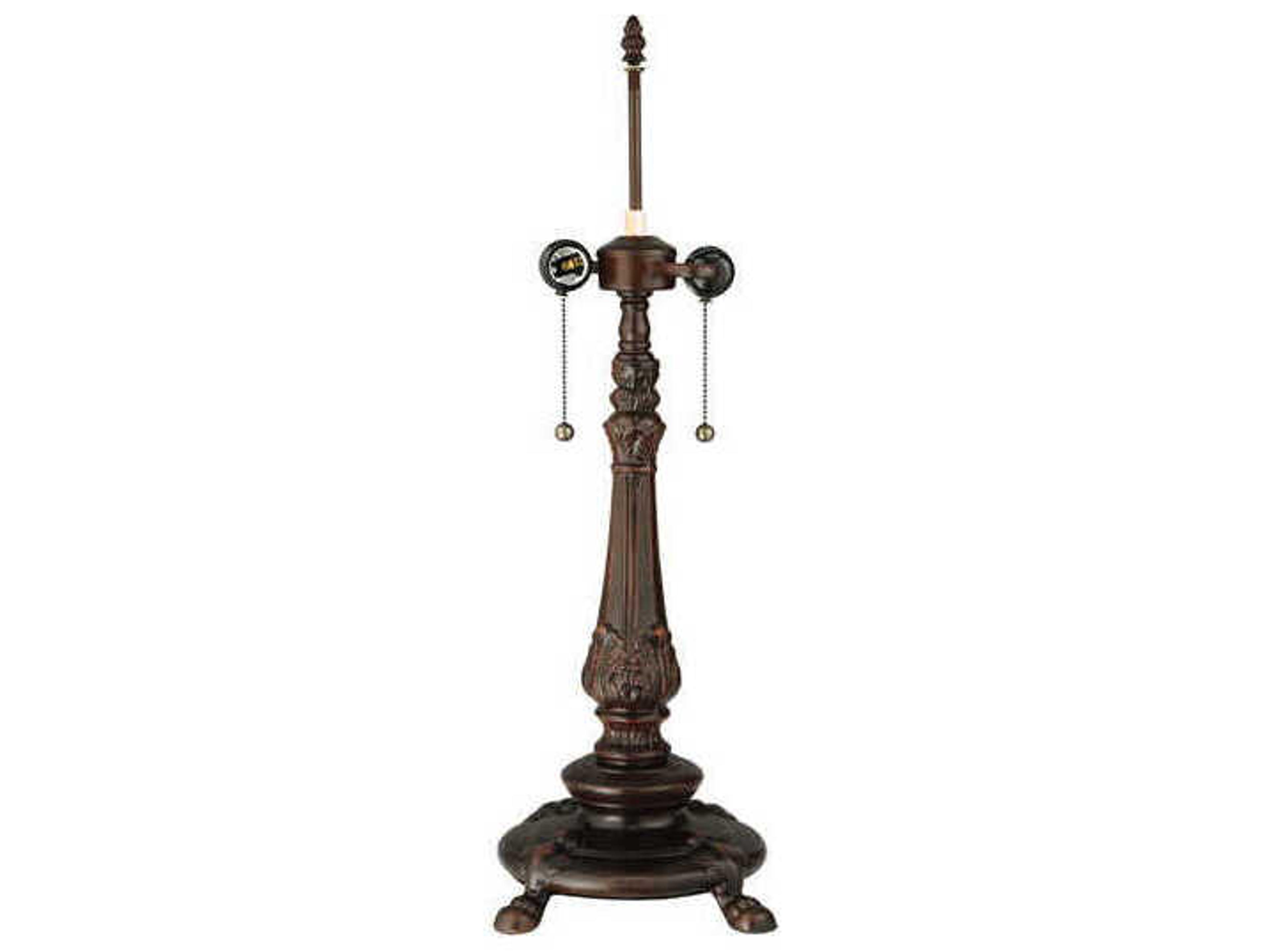 Wisteria Mahogany Bronze 2-Light Table Lamp