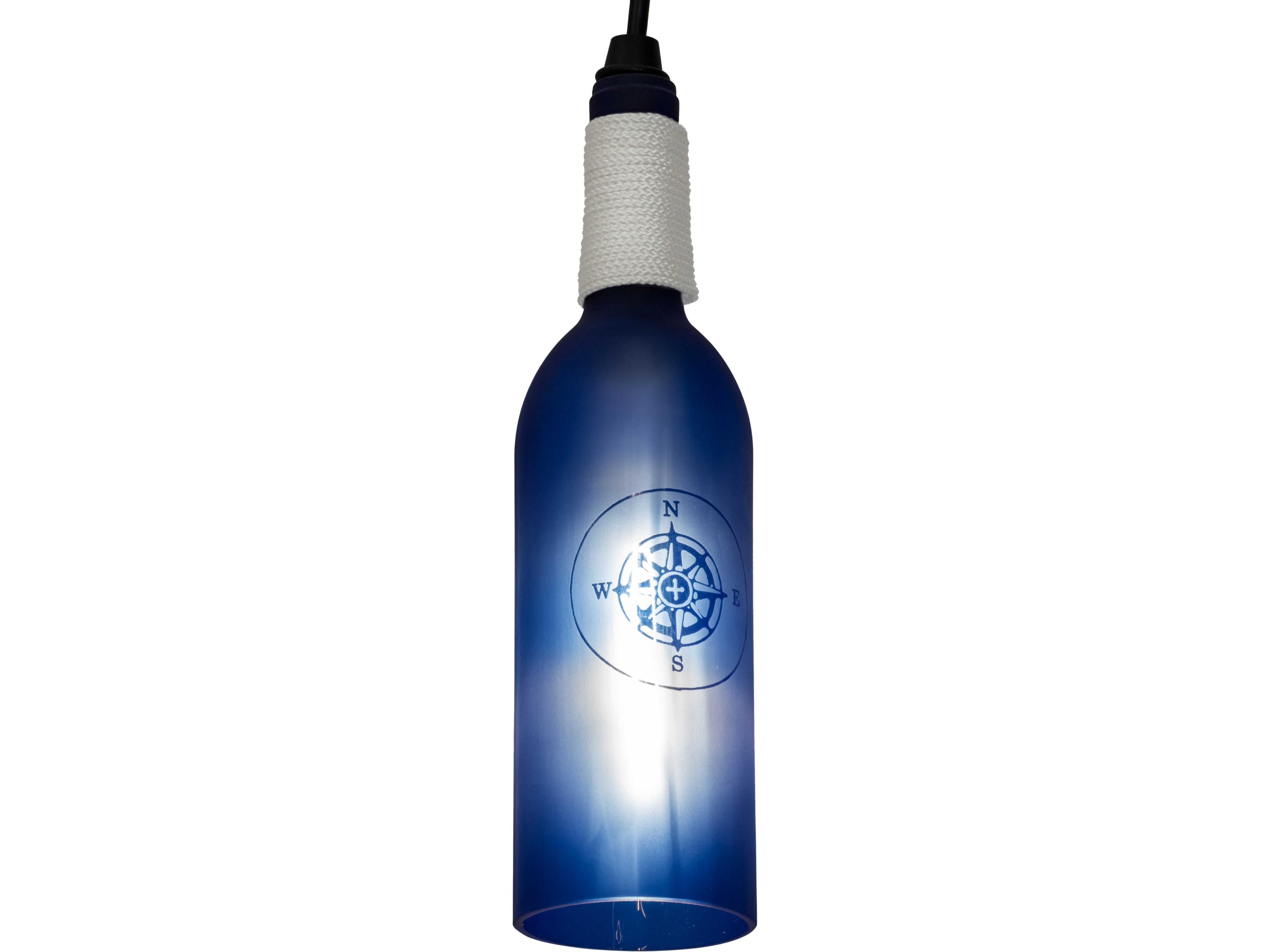 Coastal Collection 1-Light Blue Mini Pendant