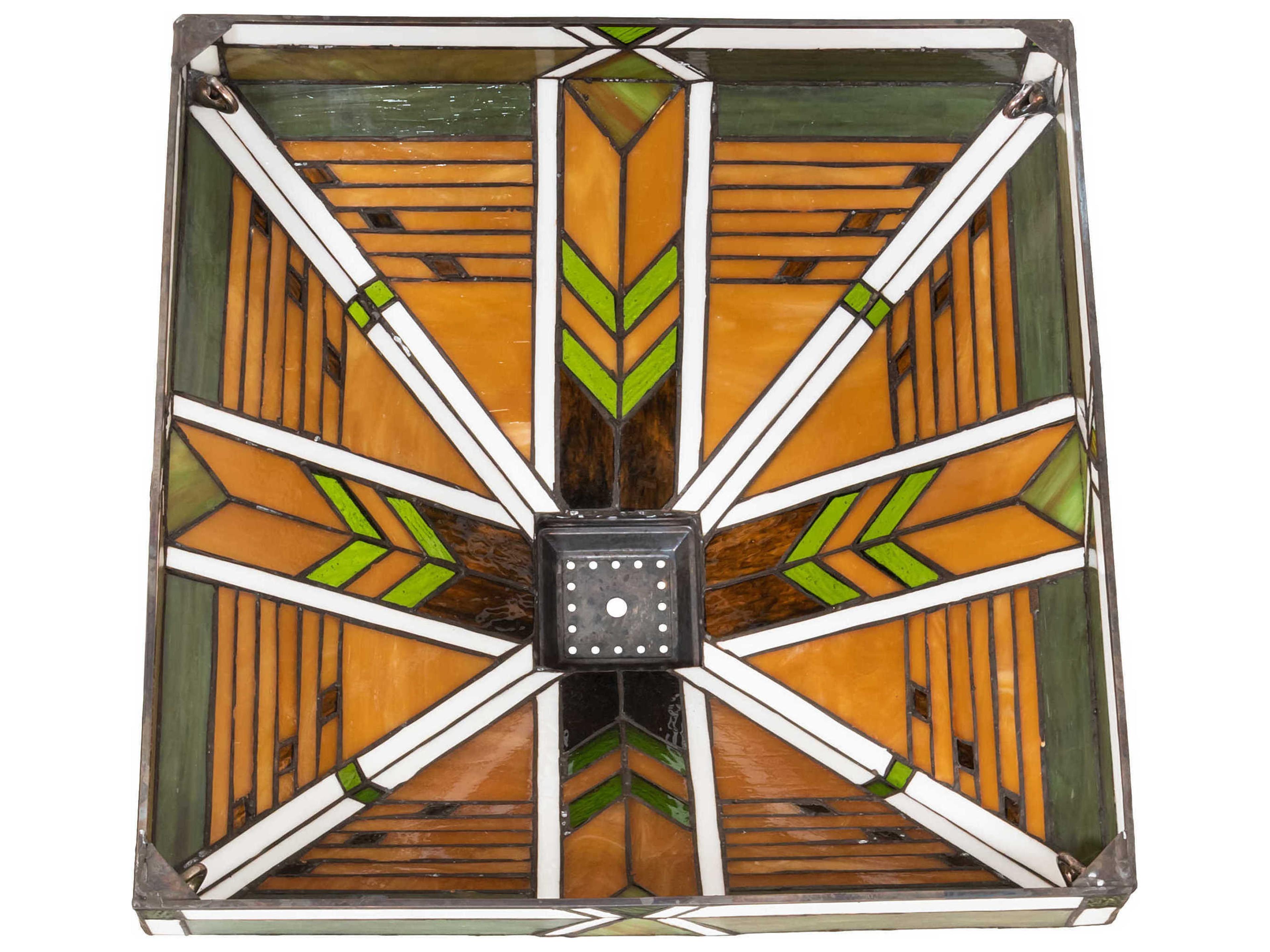 Meyda Abilene Sunflower / Green 17" Shade