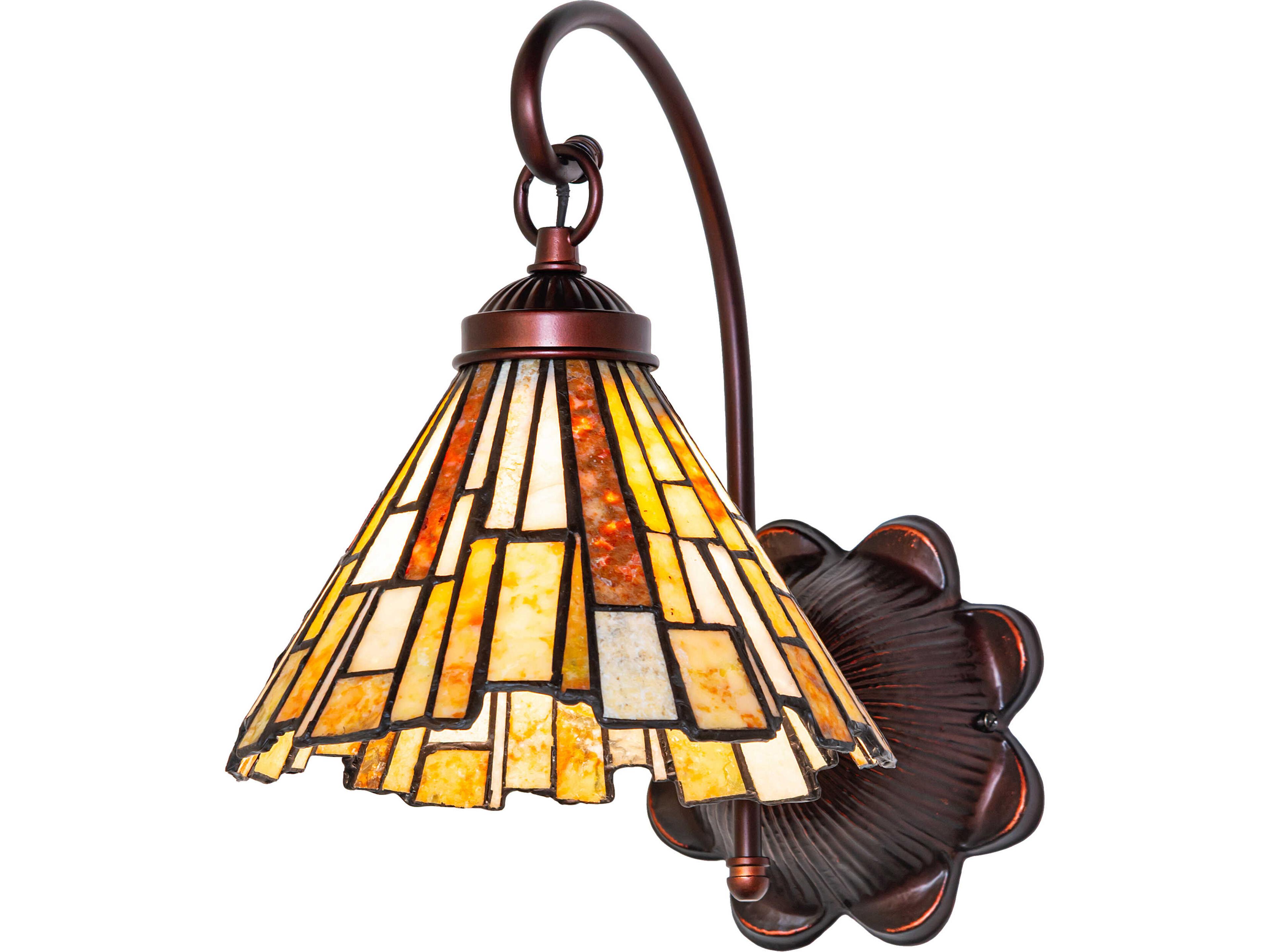 Delta 1-Light Bronze Traditional Wall Sconce