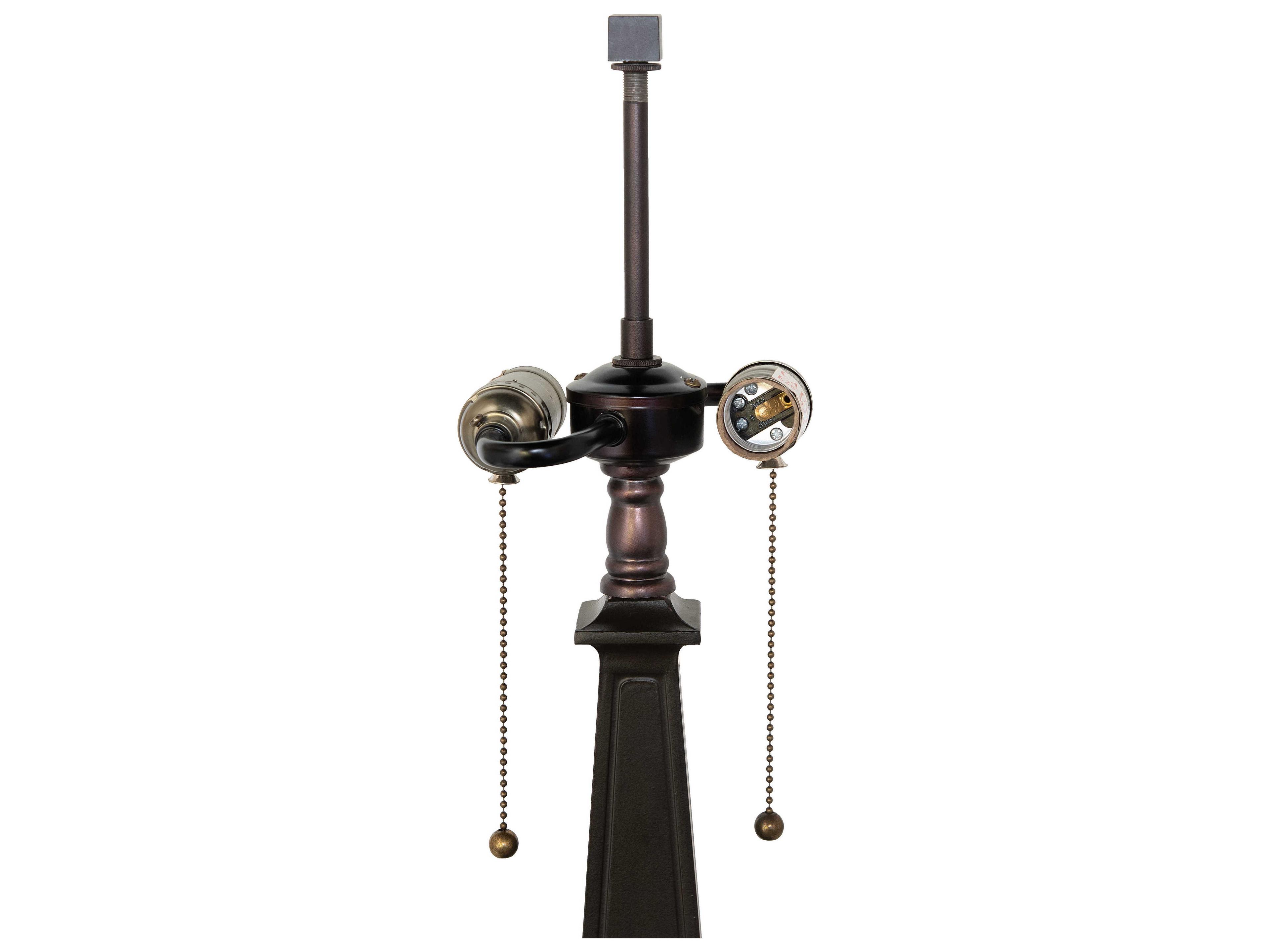 Meyda Montana Mahogany Bronze Table Lamp Base