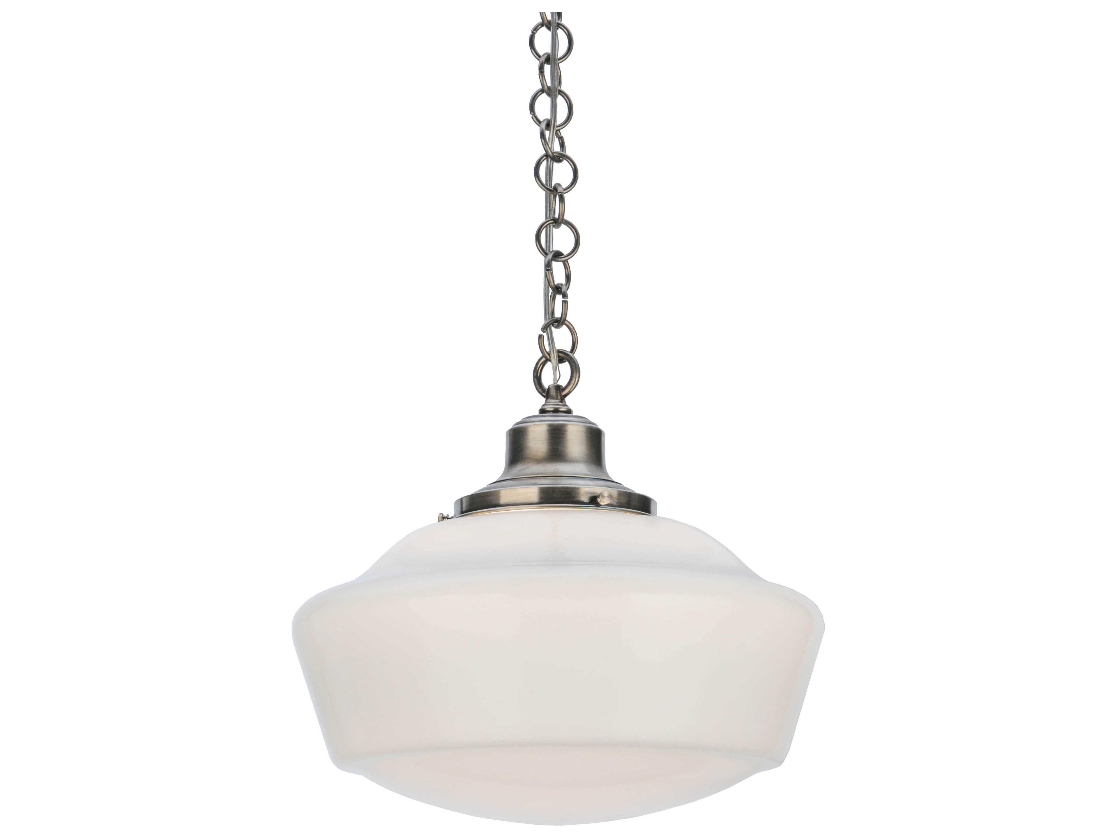 Revival 1-Light Nickel Traditional Pendant