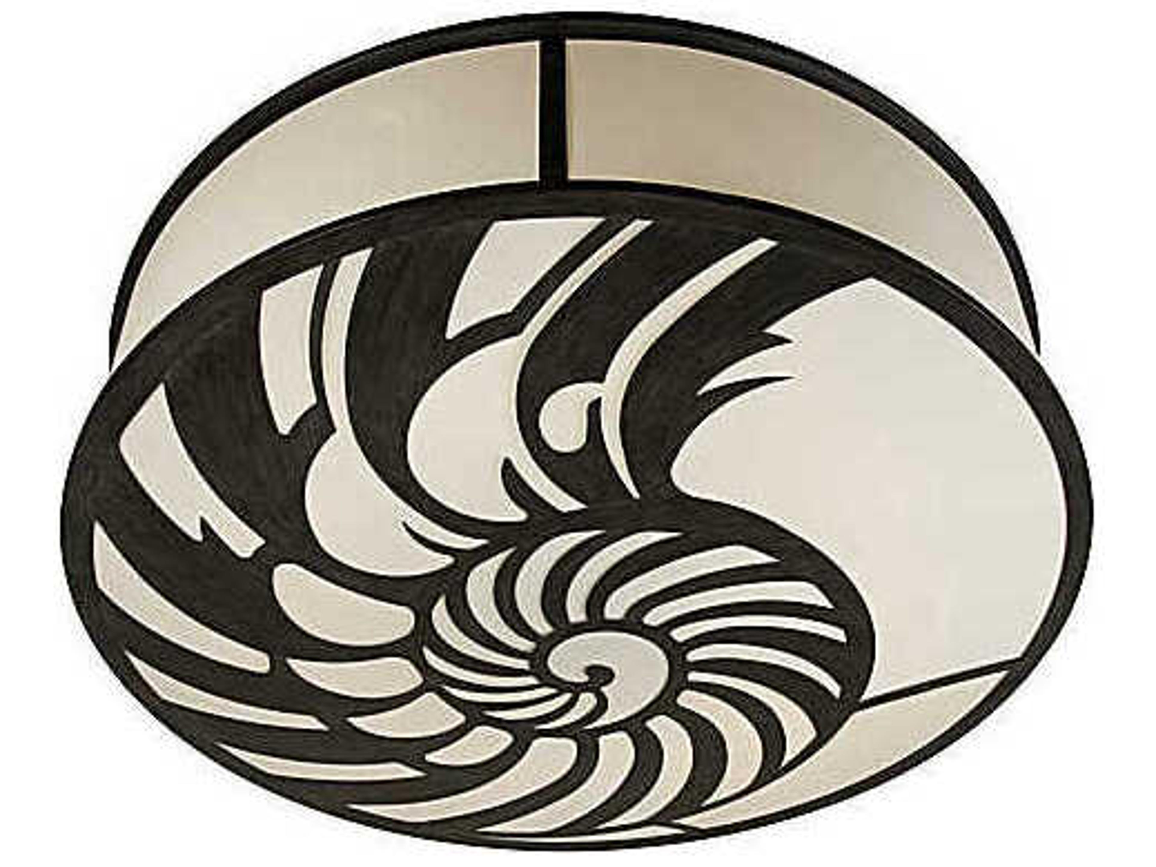 12-Light Off White Round Pendant