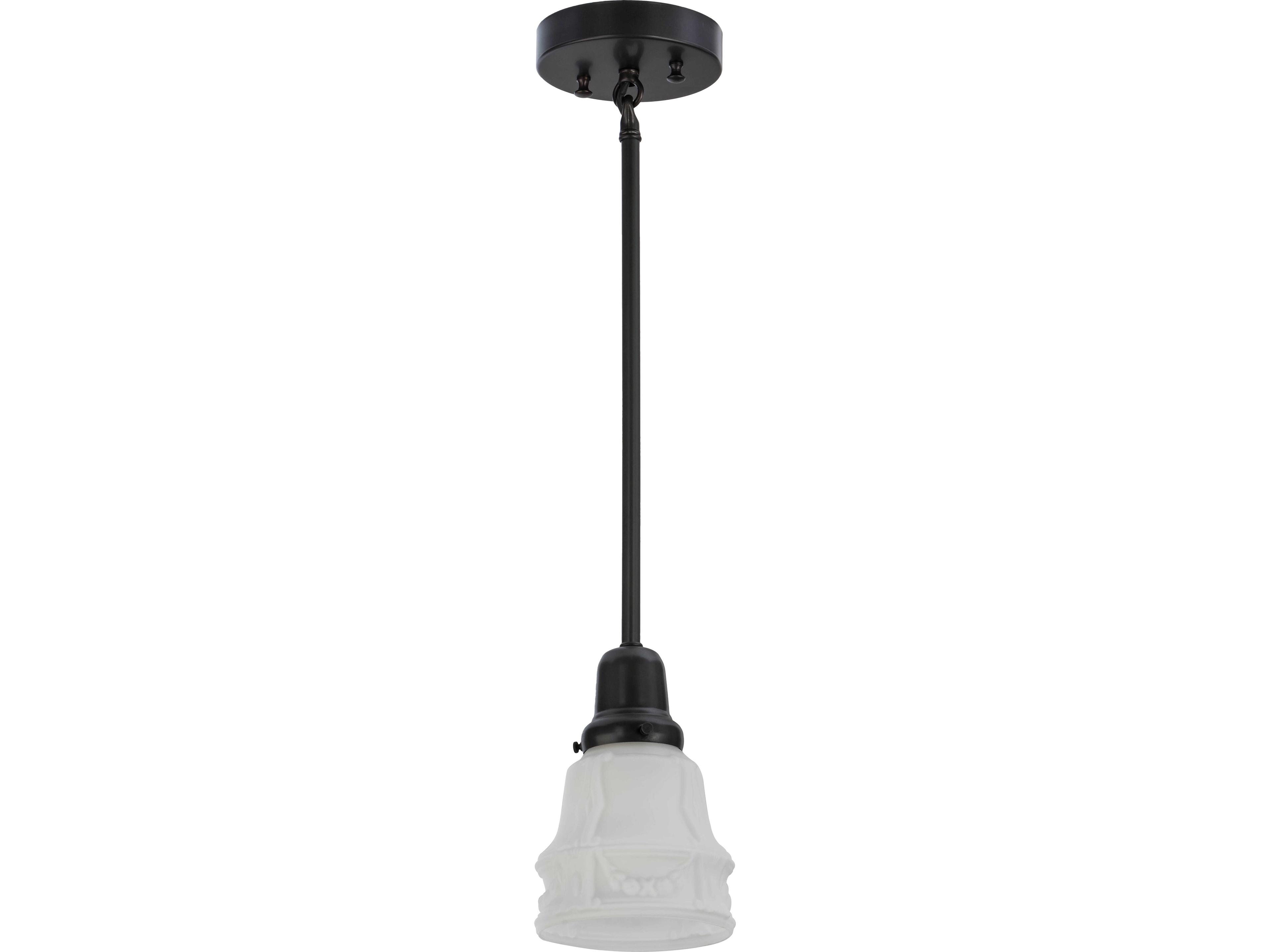 Revival 1-Light Black Mini Pendant