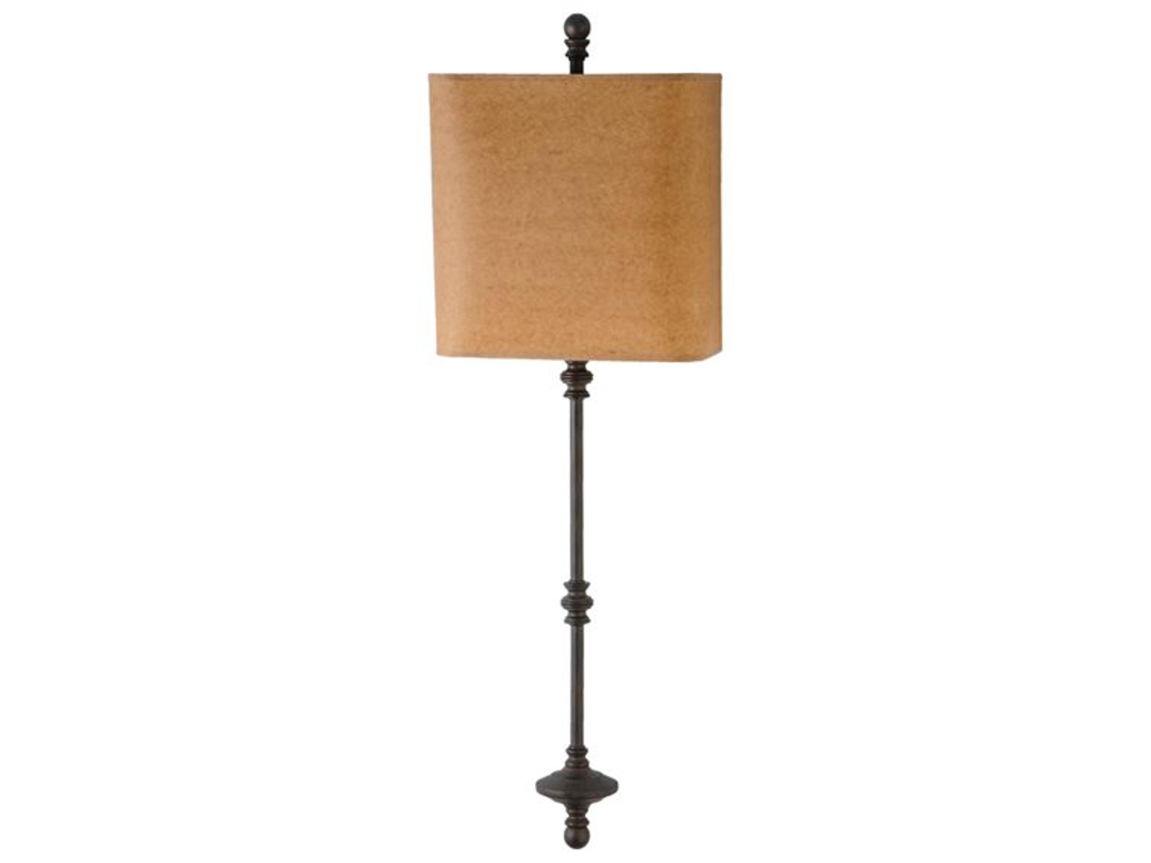 Meyda 2-Light Brown Glass Wall Sconce