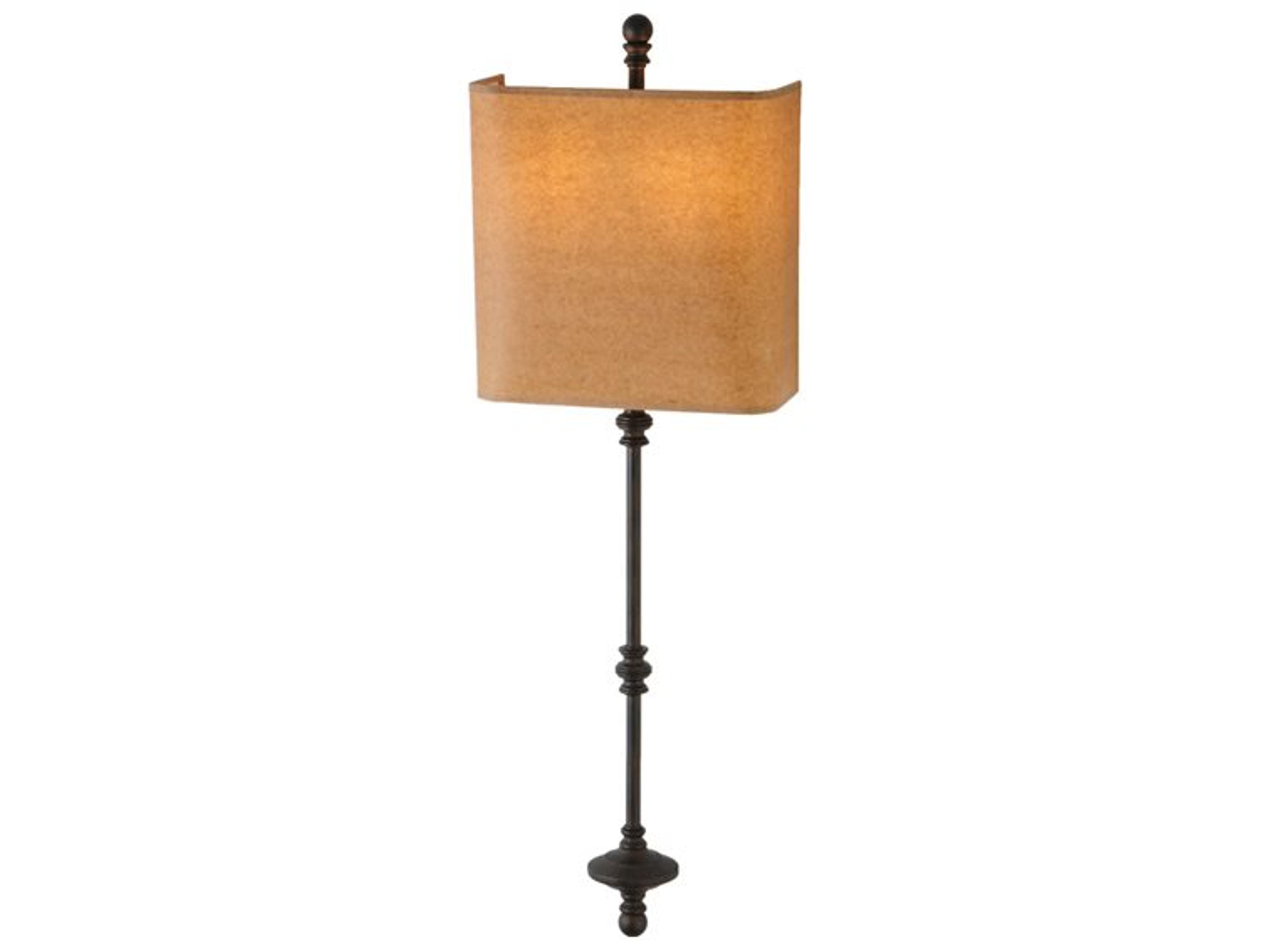 Meyda 2-Light Brown Glass Wall Sconce