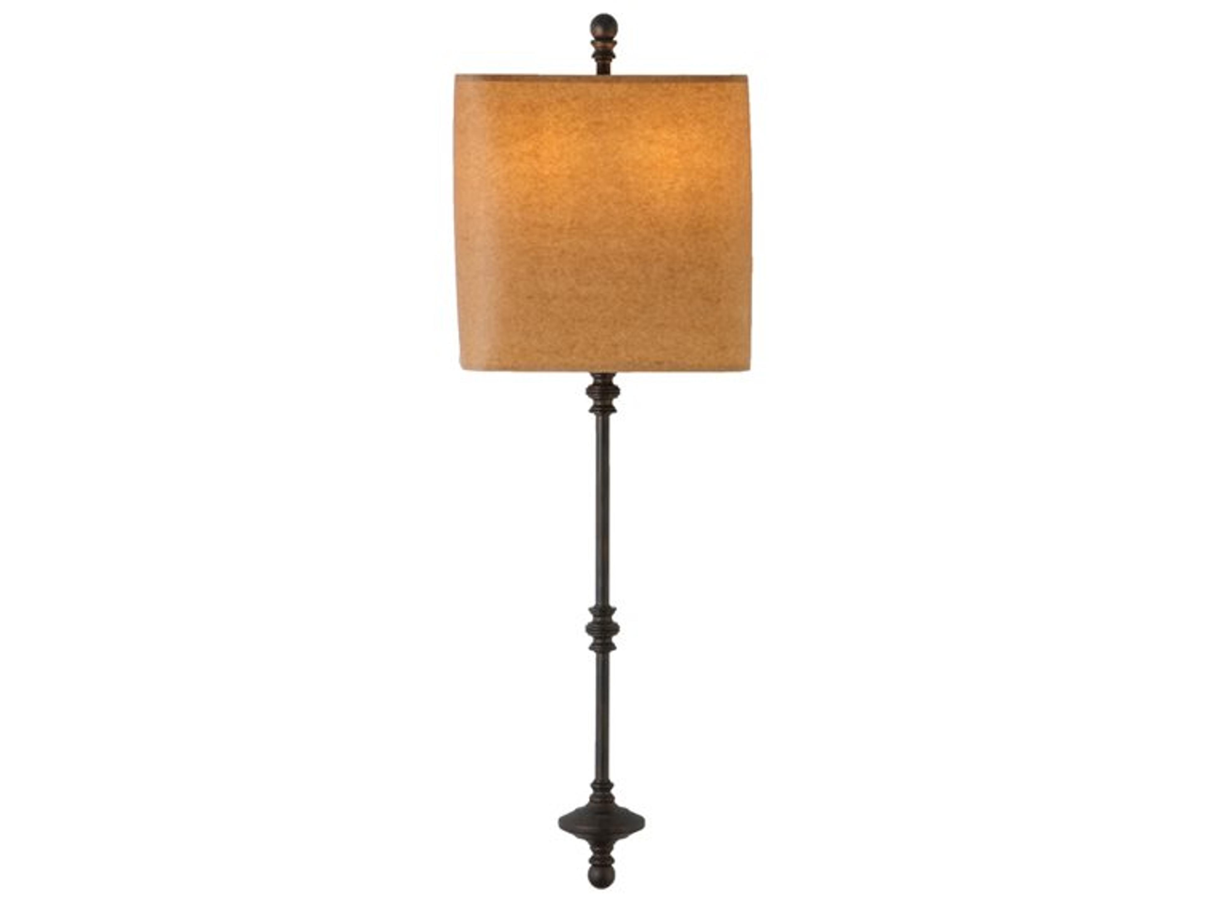 Meyda 2-Light Brown Glass Wall Sconce