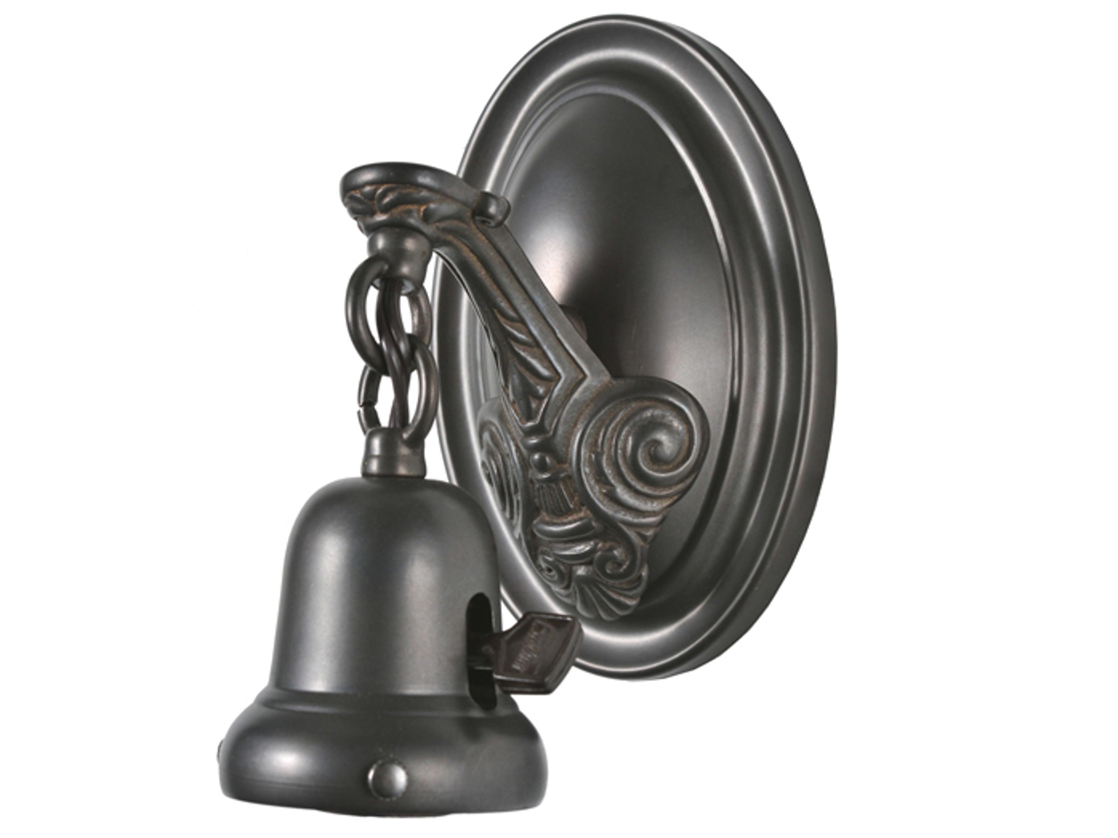 Revival 1-Light Craftsman Brown Wall Sconce