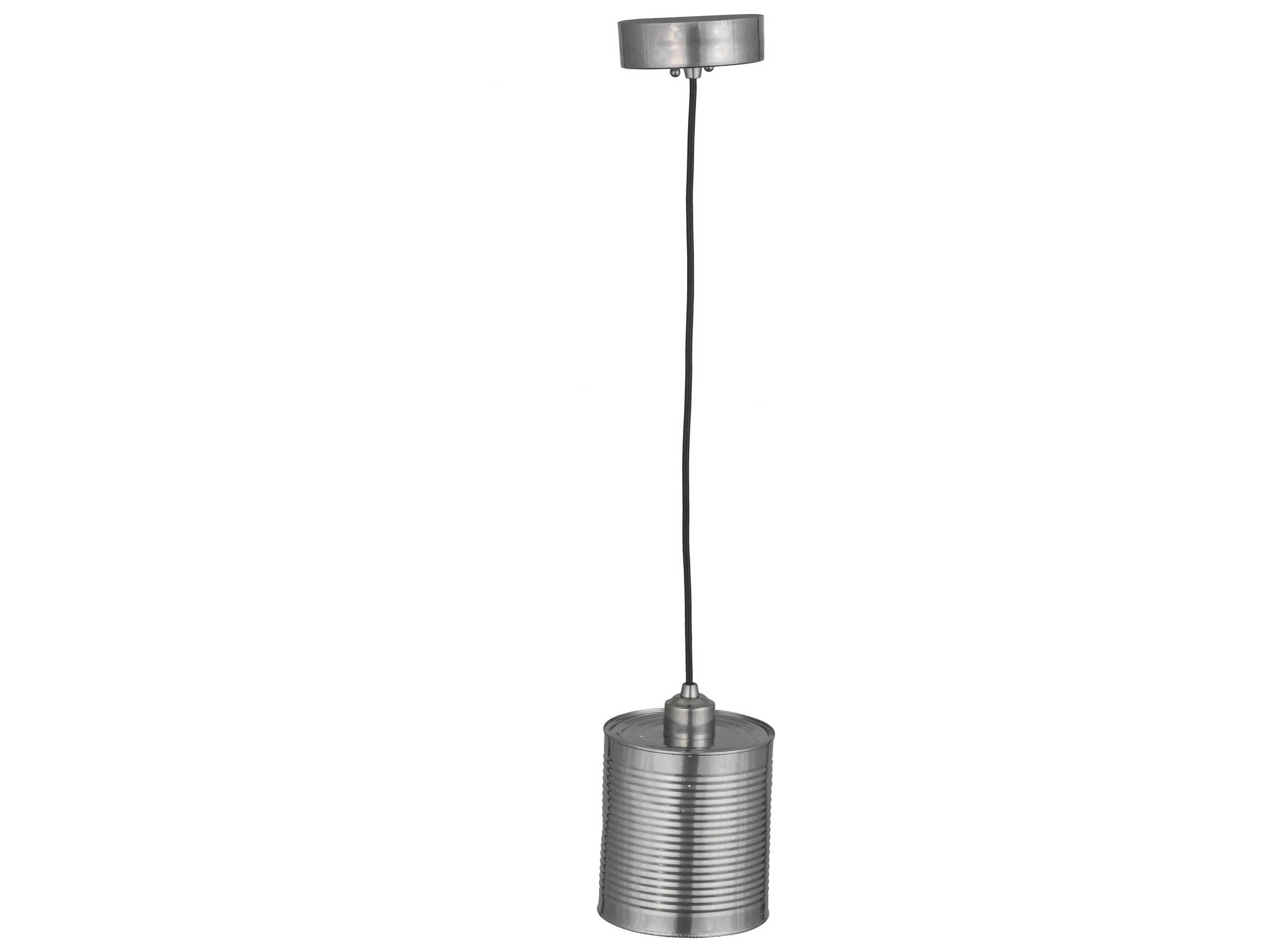 Meyda 1-Light Chrome Drum Mini Pendant
