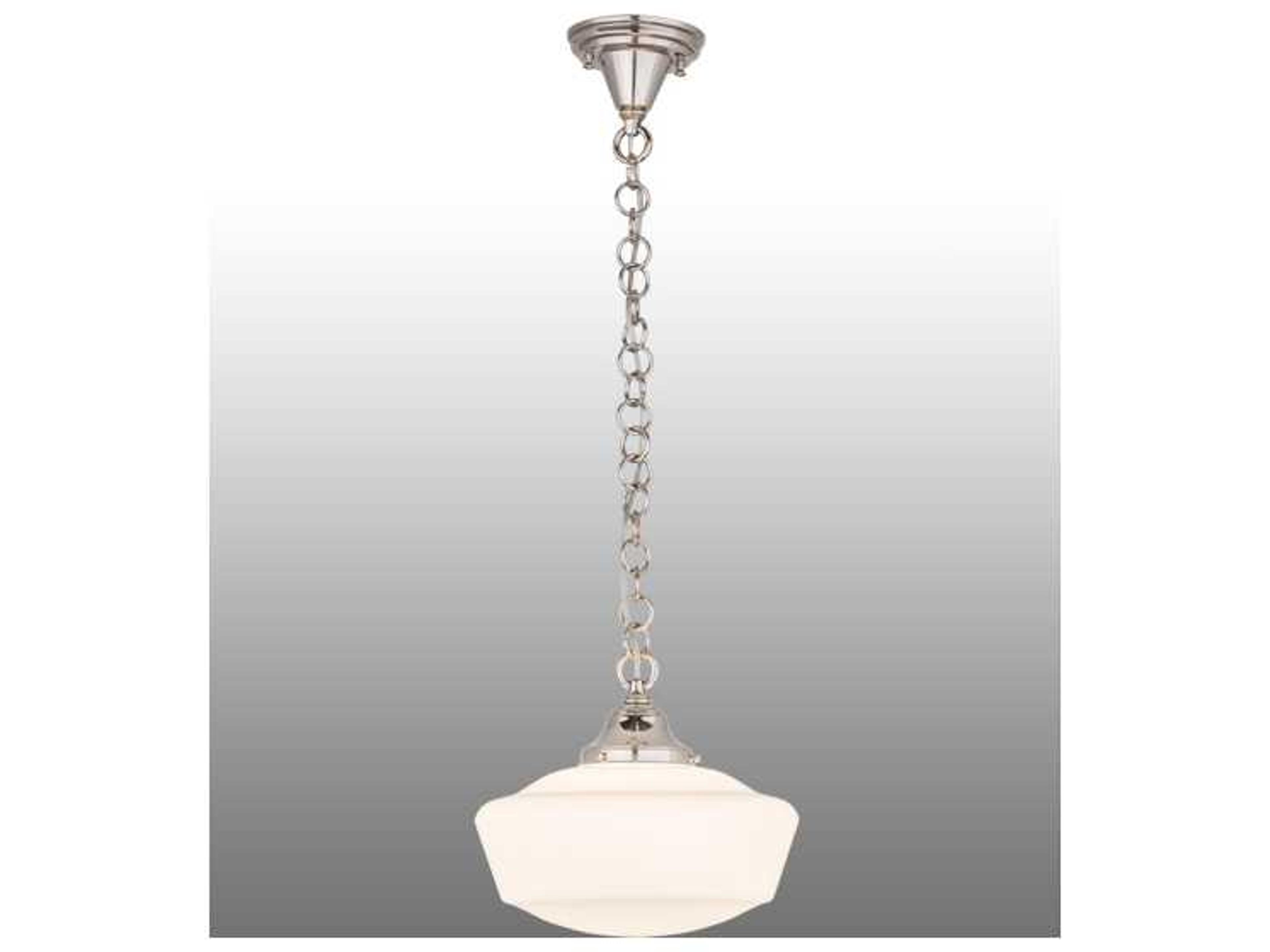 Revival 1-Light Nickel Mini Pendant