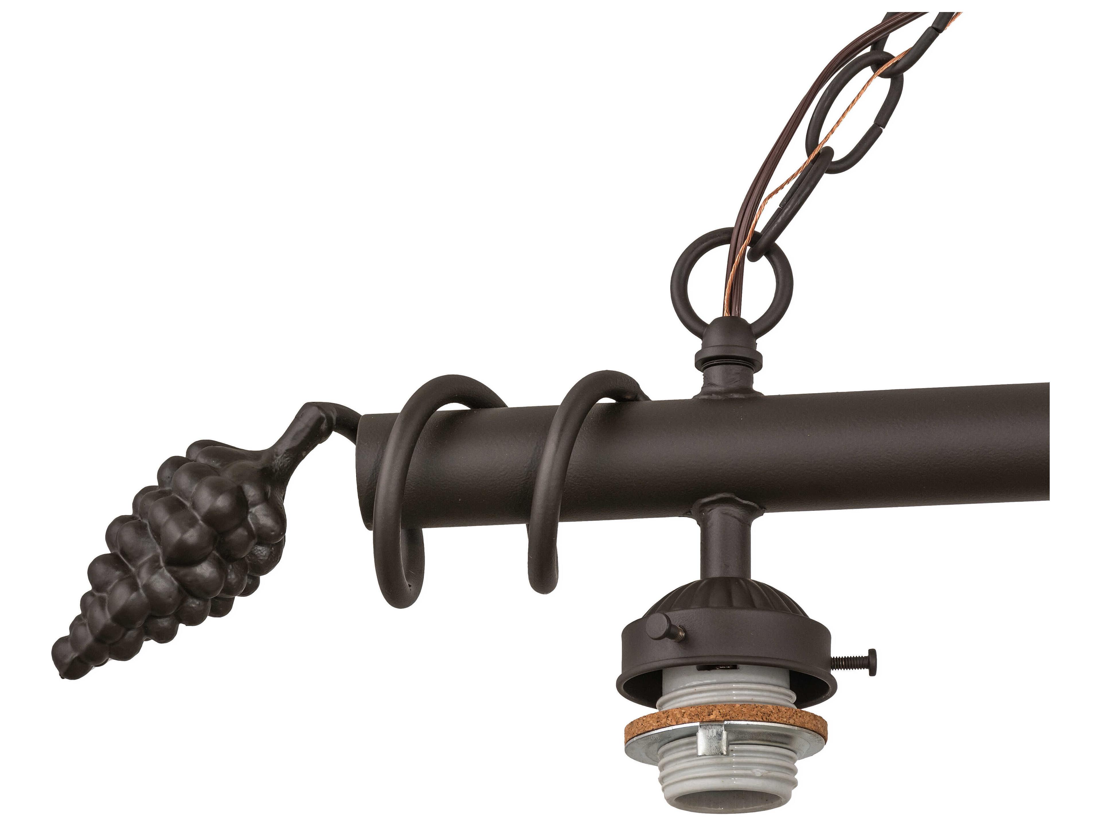 Meyda 3-Light Oil Rubbed Bronze Island Pendant