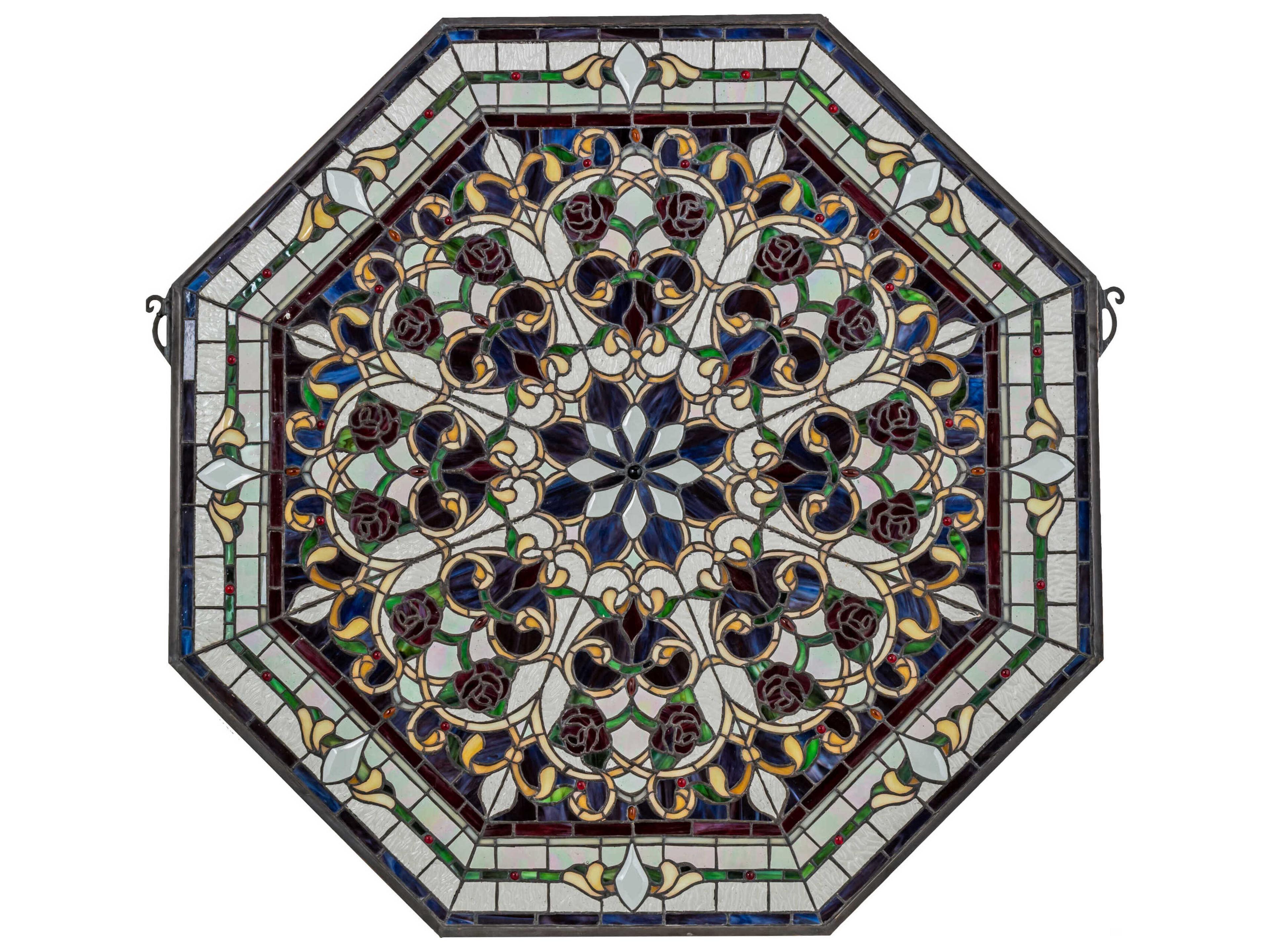 Meyda Floral LED Backlit Stained Glass Window