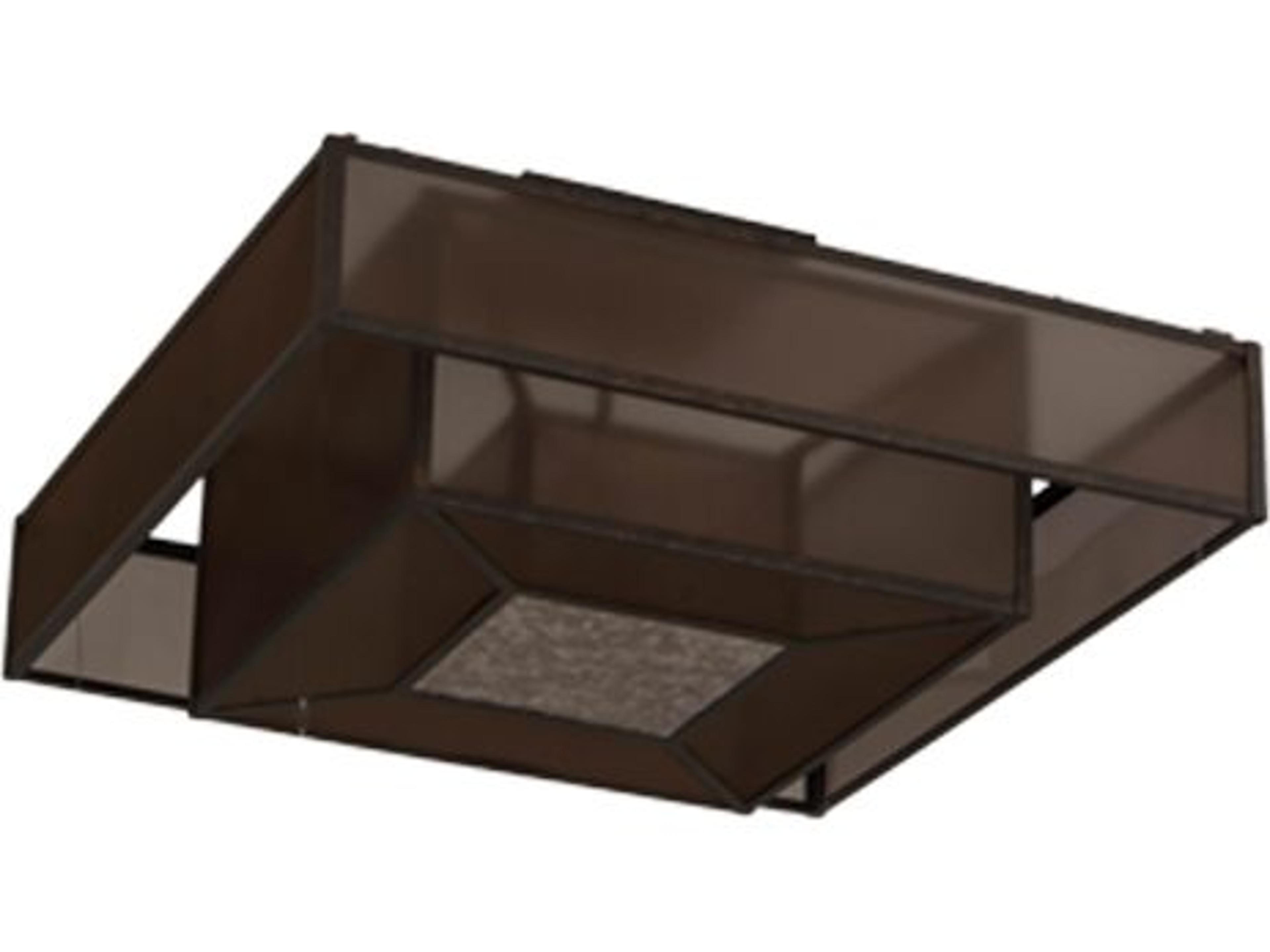 Meyda 4-Light Brown Semi Flush Mount