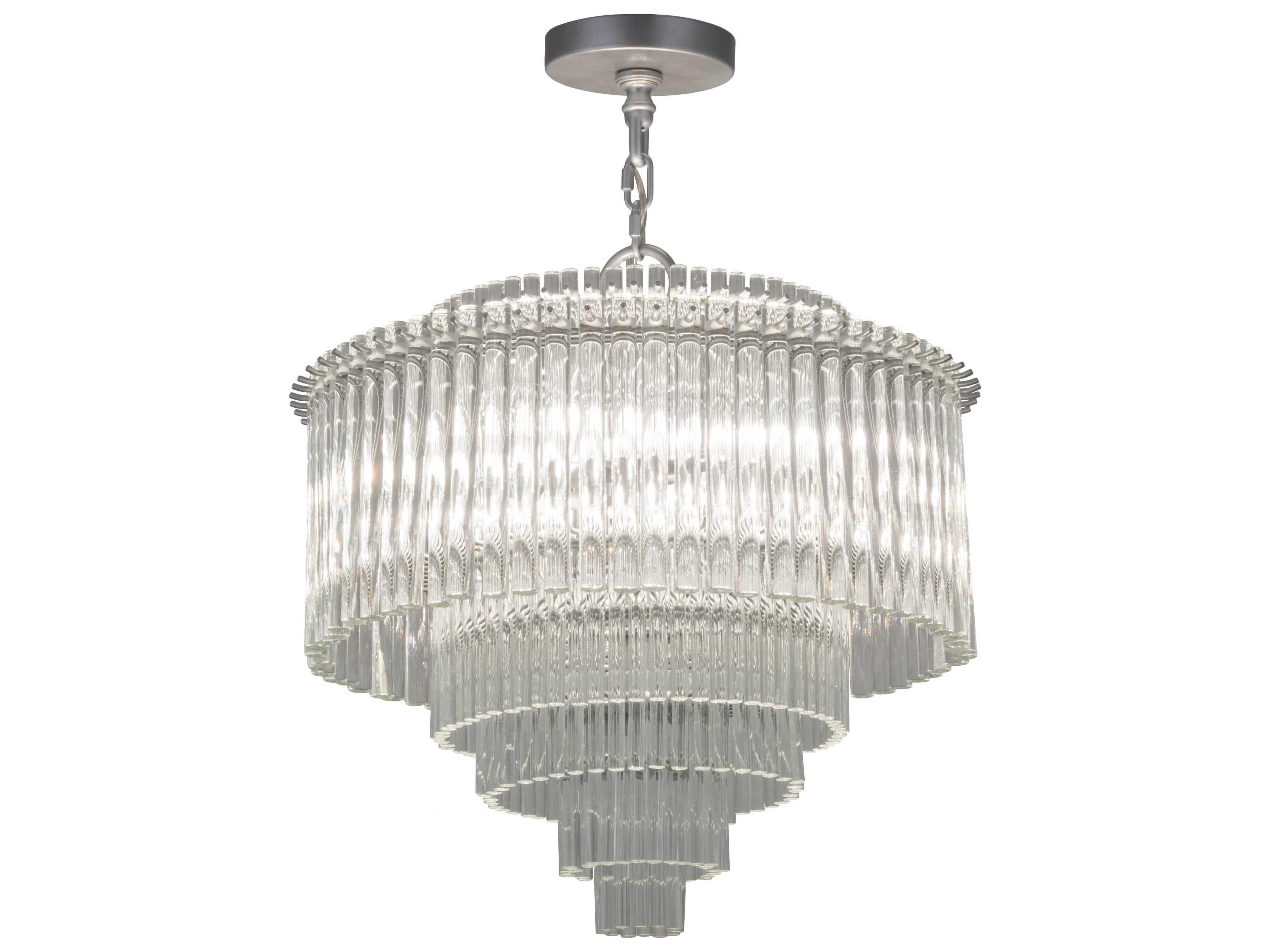 Marquee 8-Light Clear Crystal Drum Pendant