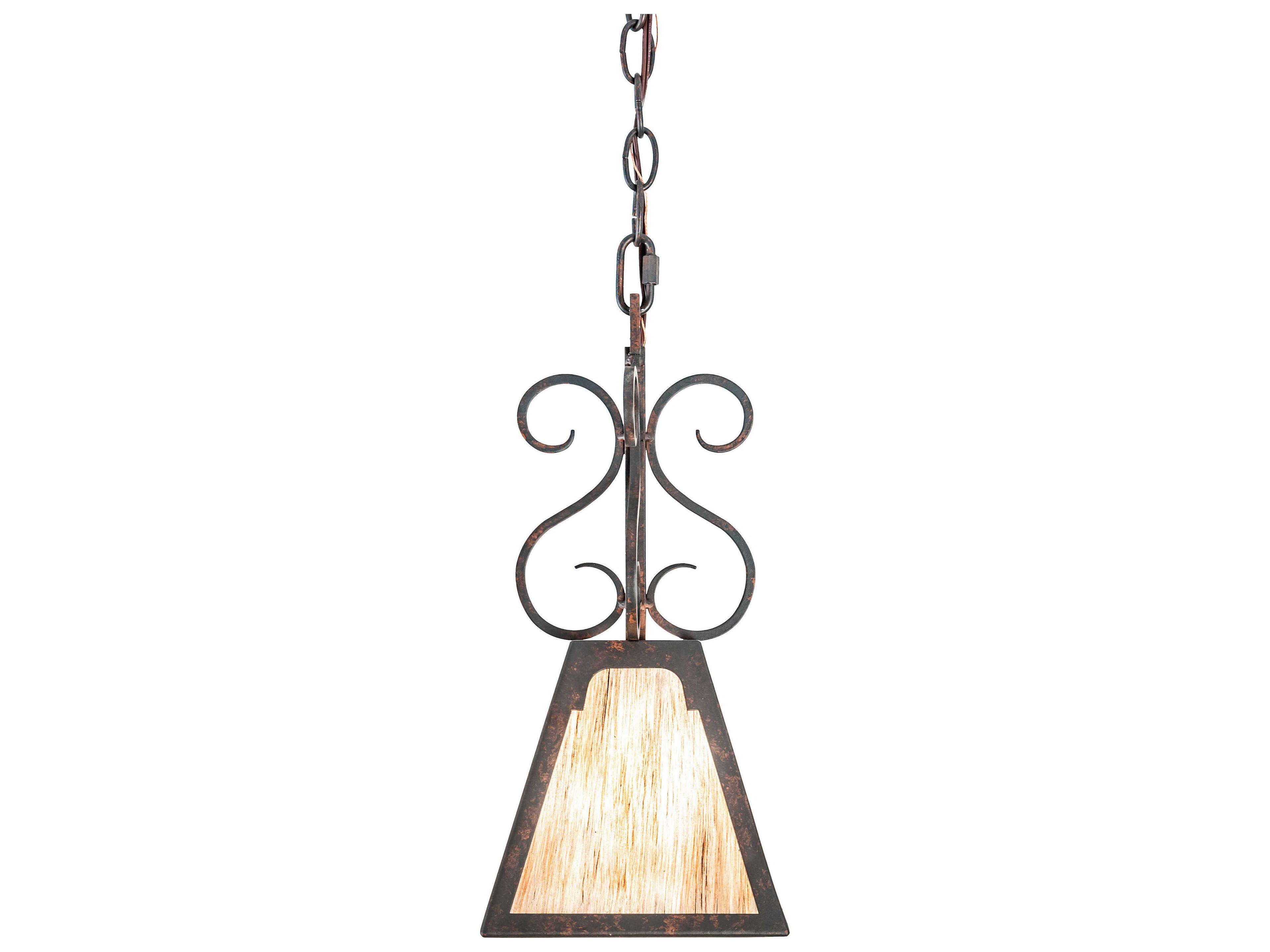 Meyda Ava 1-Light Cajun Spice Brown Glass LED Mini Pendant