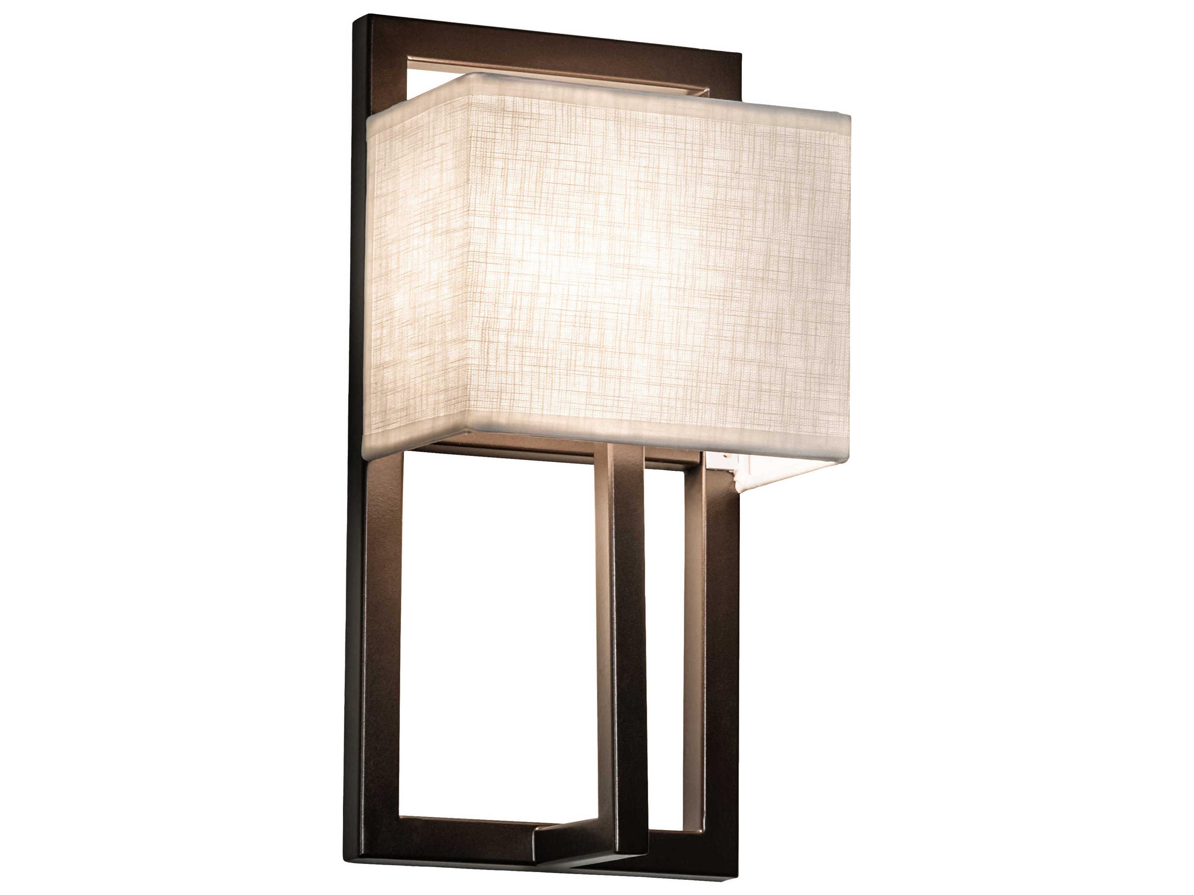 1-Light Bronze LED Wall Sconce