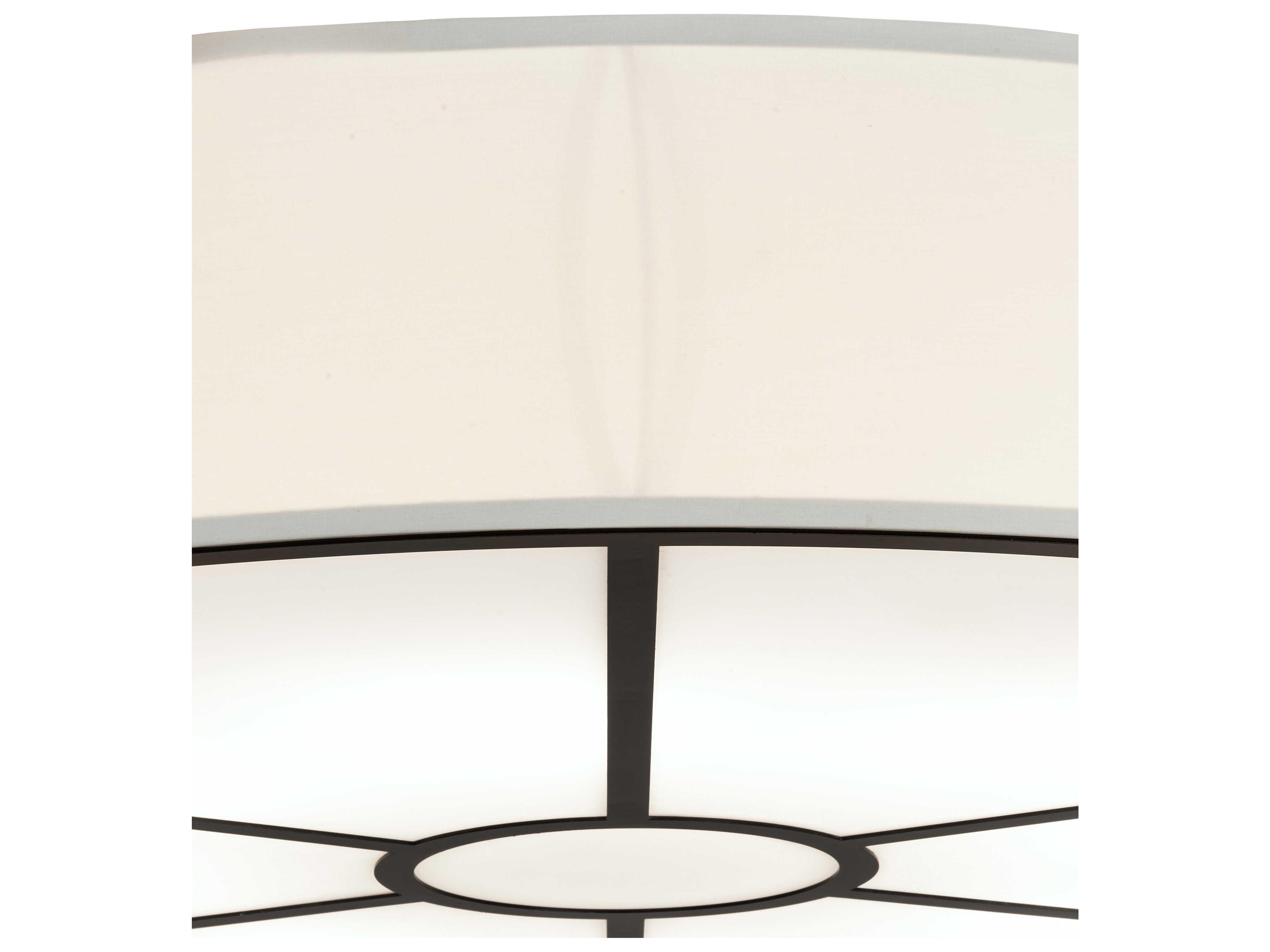 Meyda Cilindro 8-Light Timeless Bronze LED Drum Flush Mount