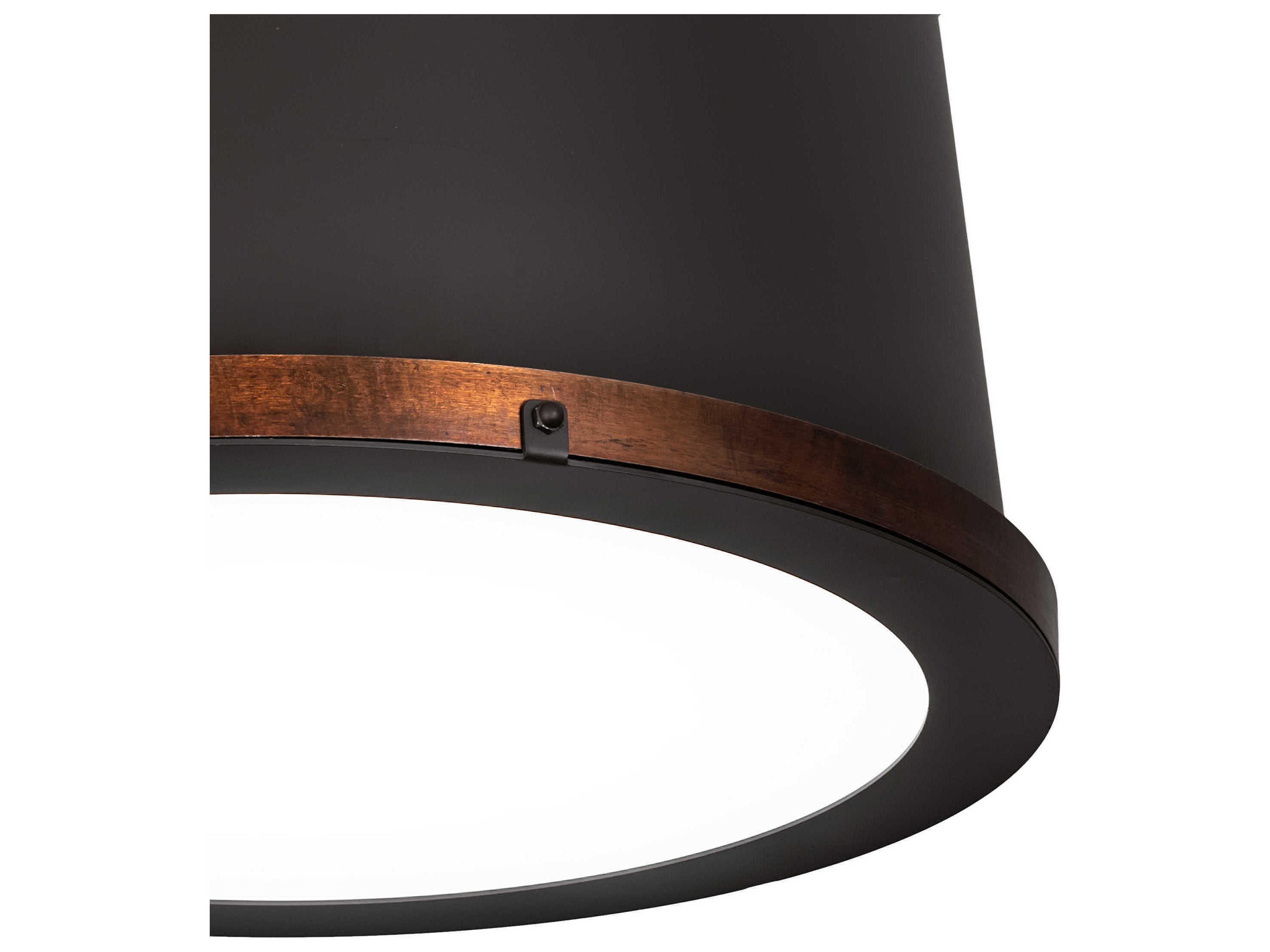 Meyda Cilindro Vintage Copper Oil Rubbed Bronze LED Semi Flush Mount