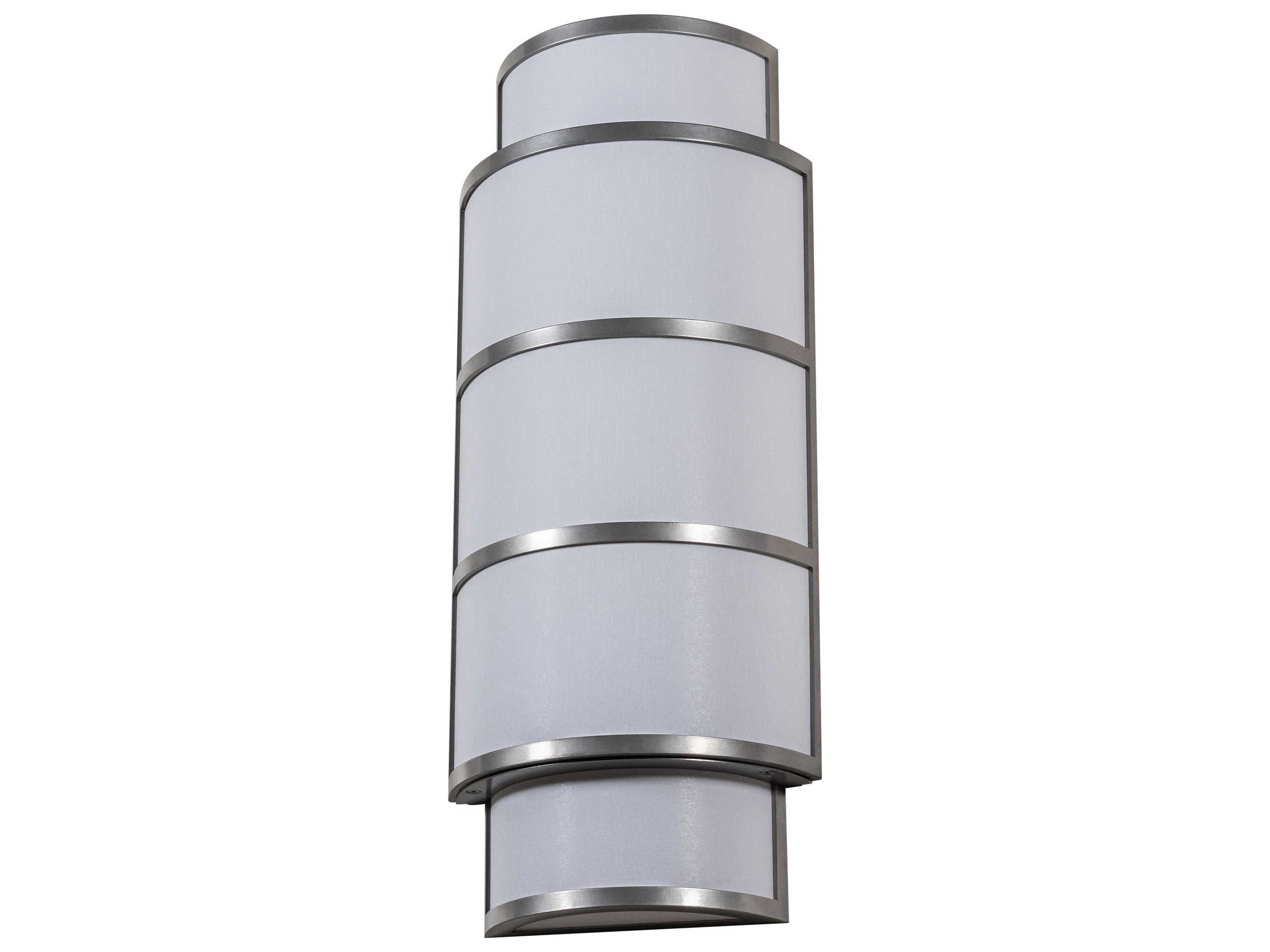 Meyda Jayne Nickel White LED Wall Sconce