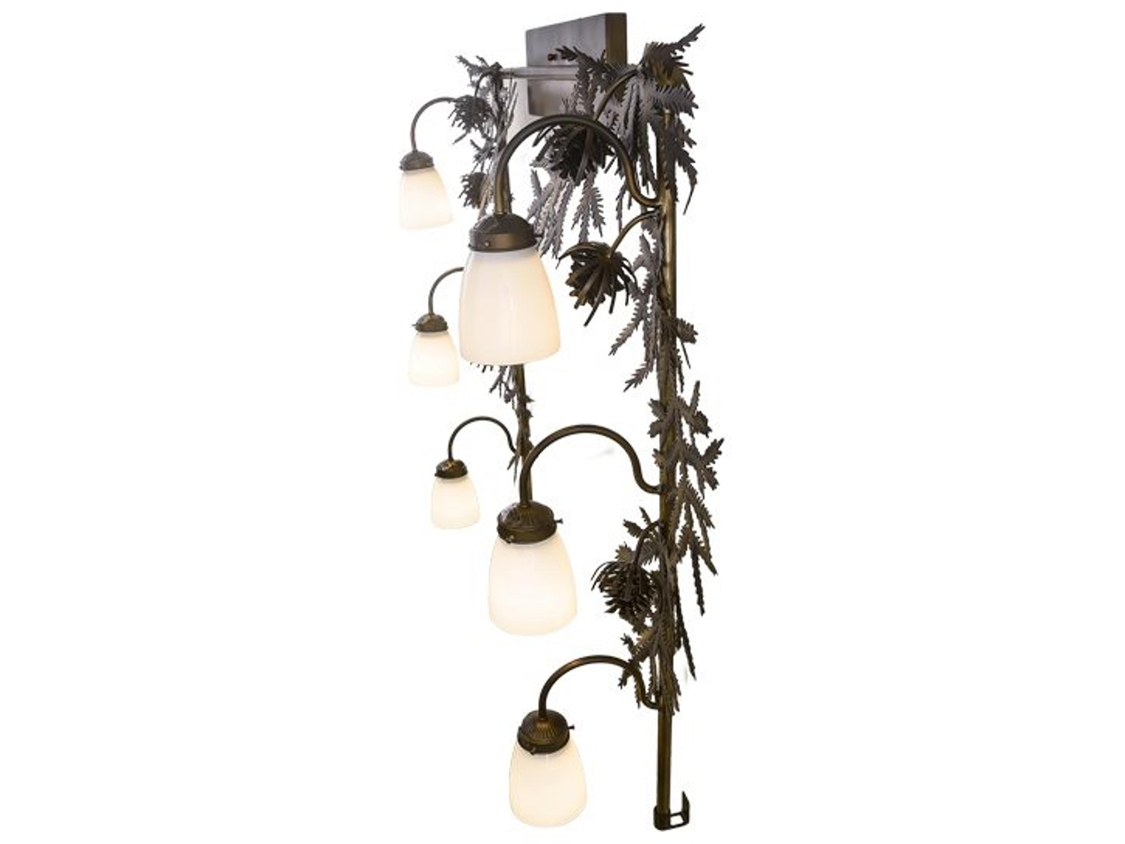 Meyda 6-Light Copper Vanity Light