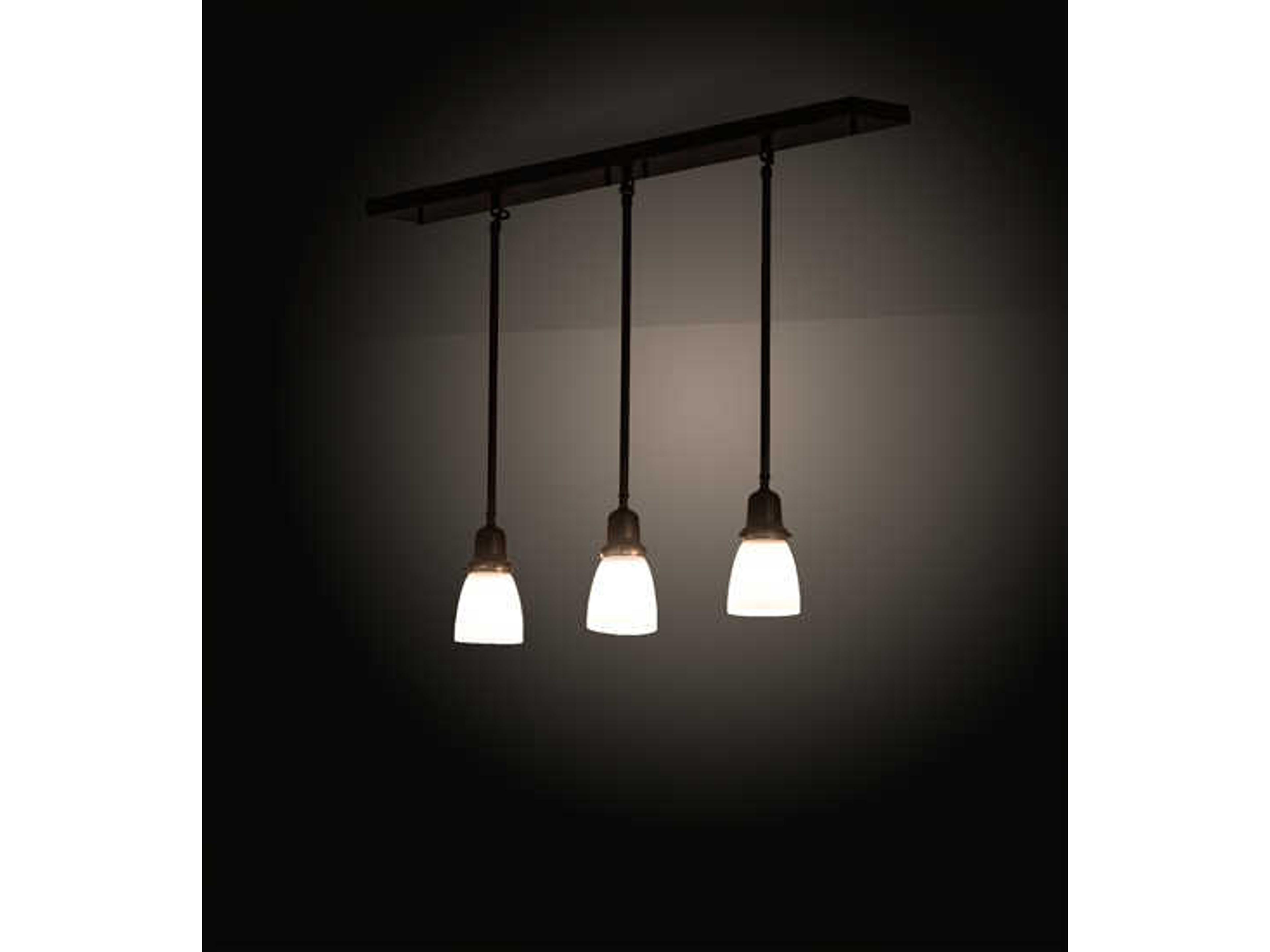 Meyda 3-Light Brown Bell Island Pendant