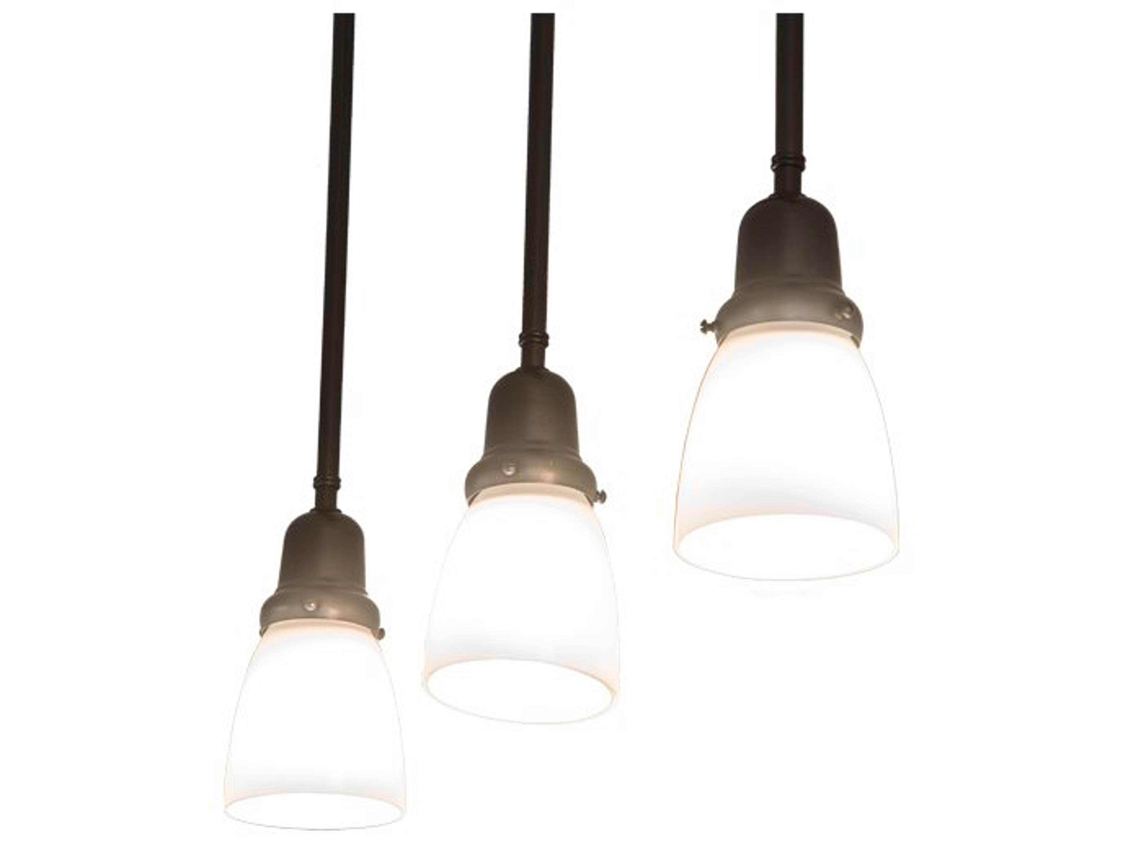 Meyda 3-Light Brown Bell Island Pendant