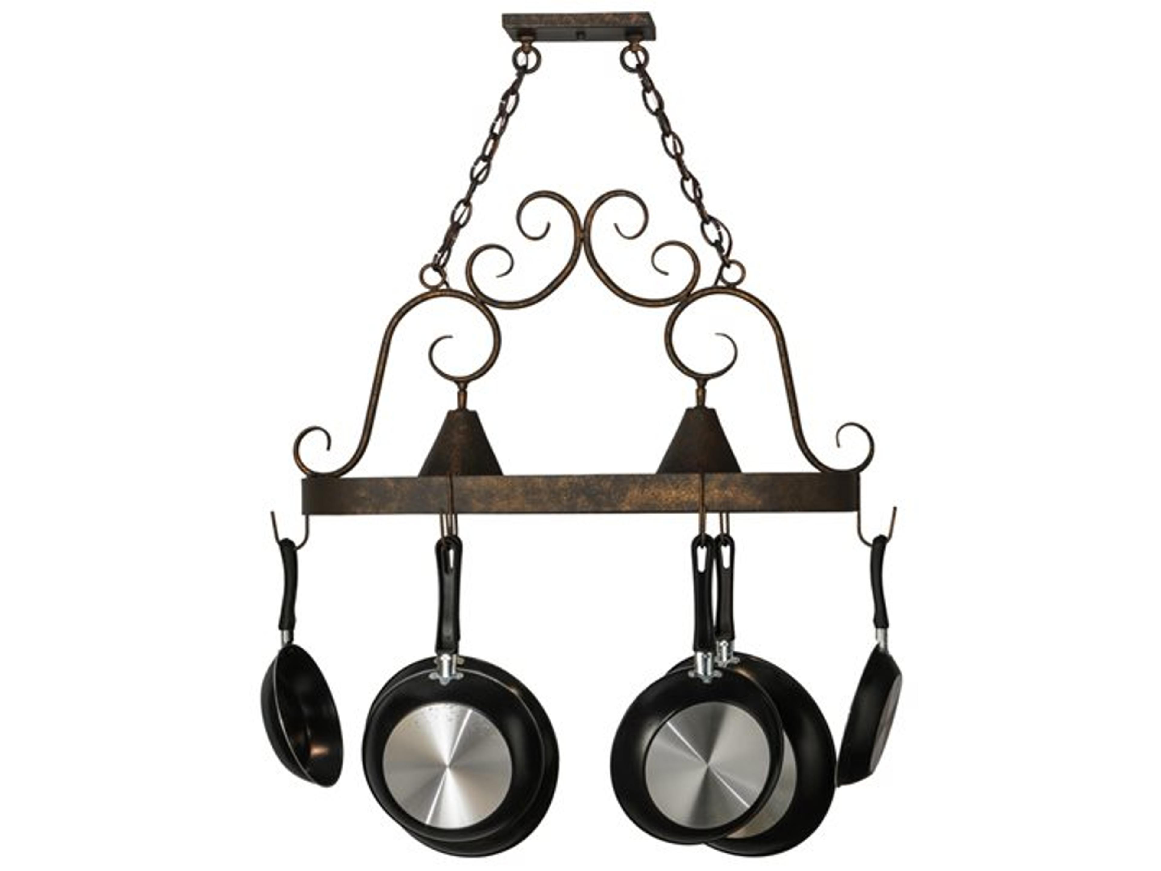 Meyda 2-Light Brown Glass Island Pendant