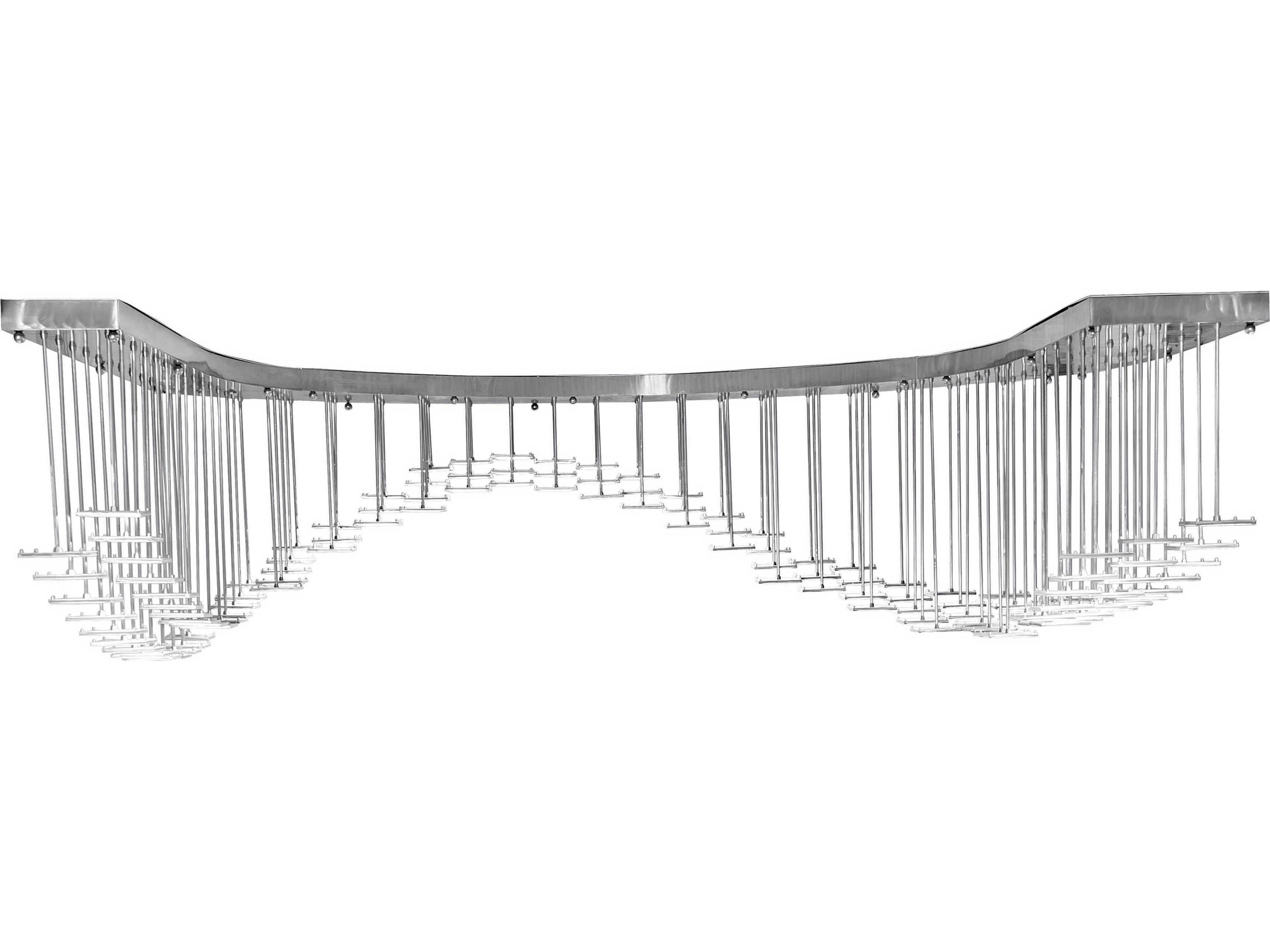 Meyda Kossar White Grey LED Pendant