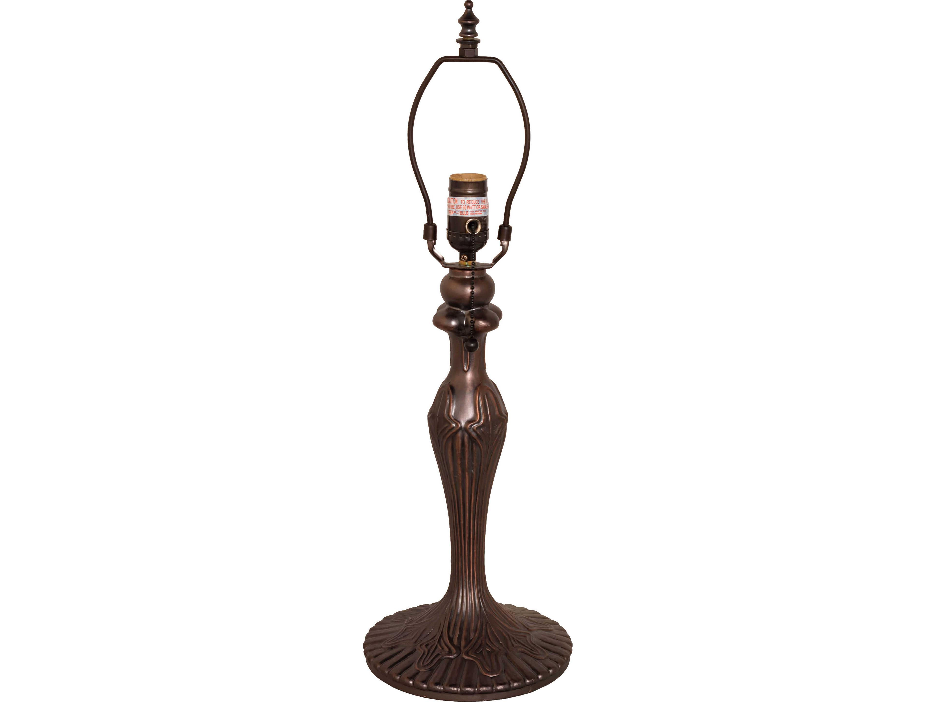 Meyda Willow Brown Traditional Table Lamp