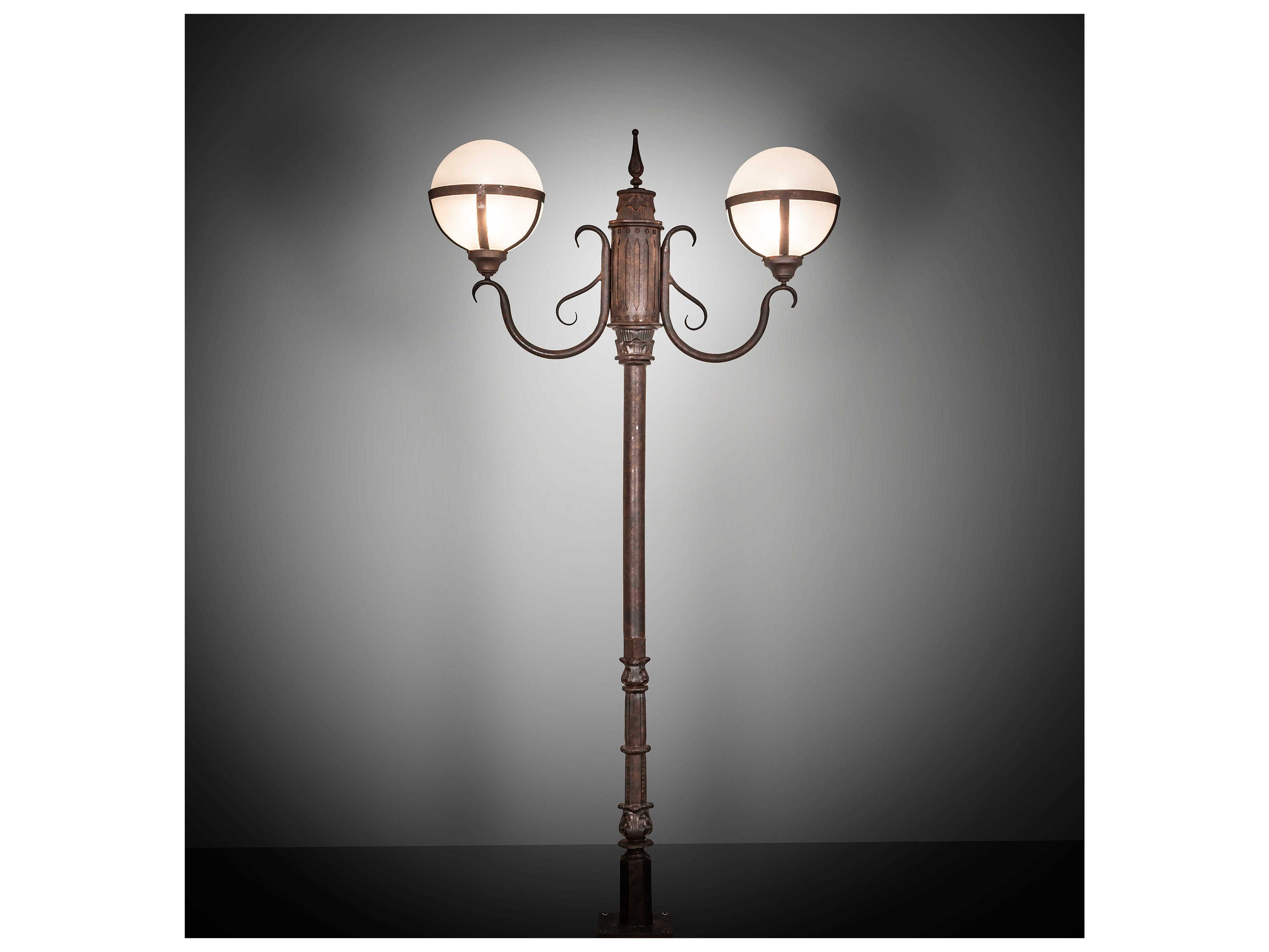 Meyda Bola 2 - Light Outdoor Post Light