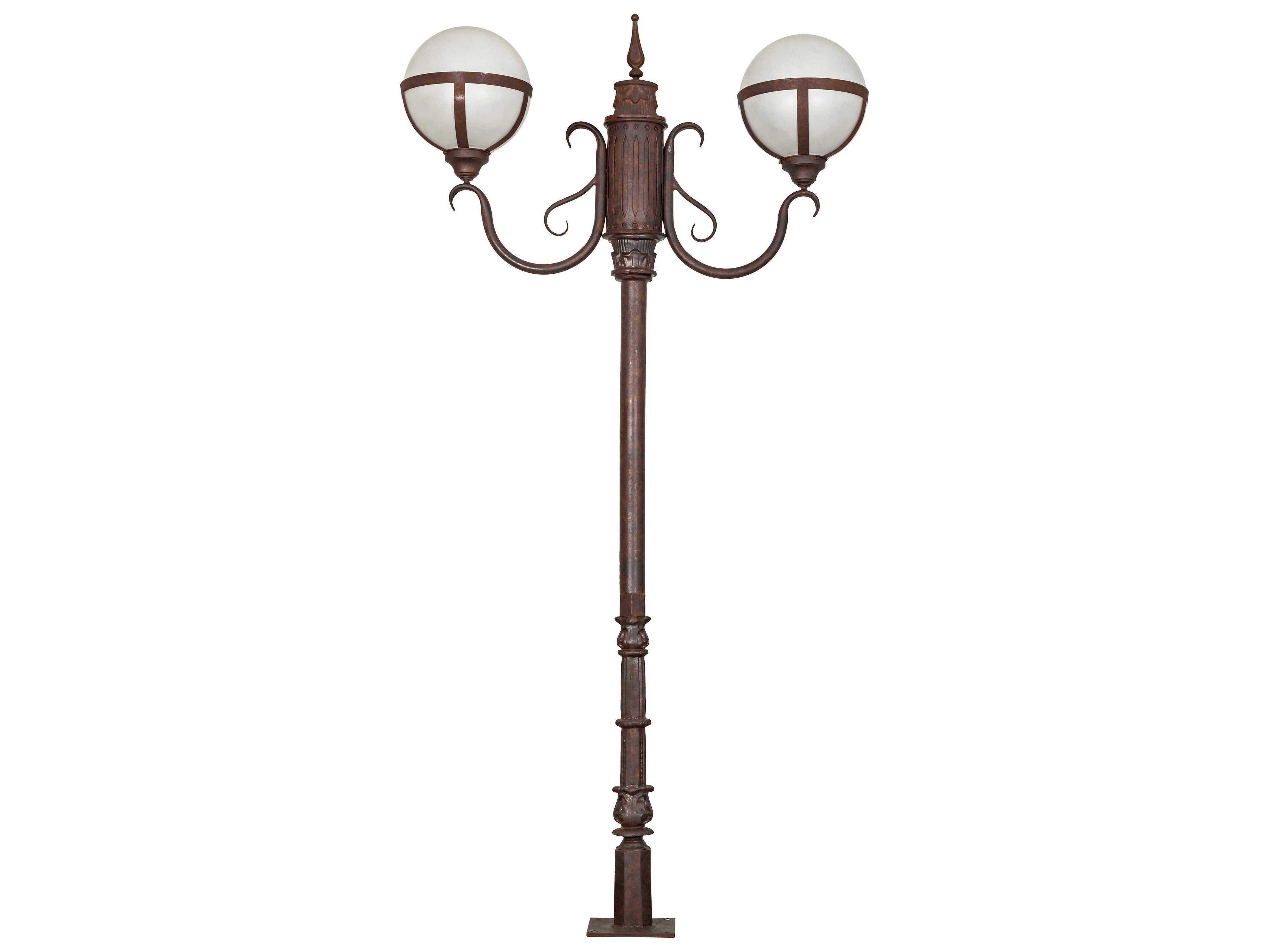 Meyda Bola 2 - Light Outdoor Post Light