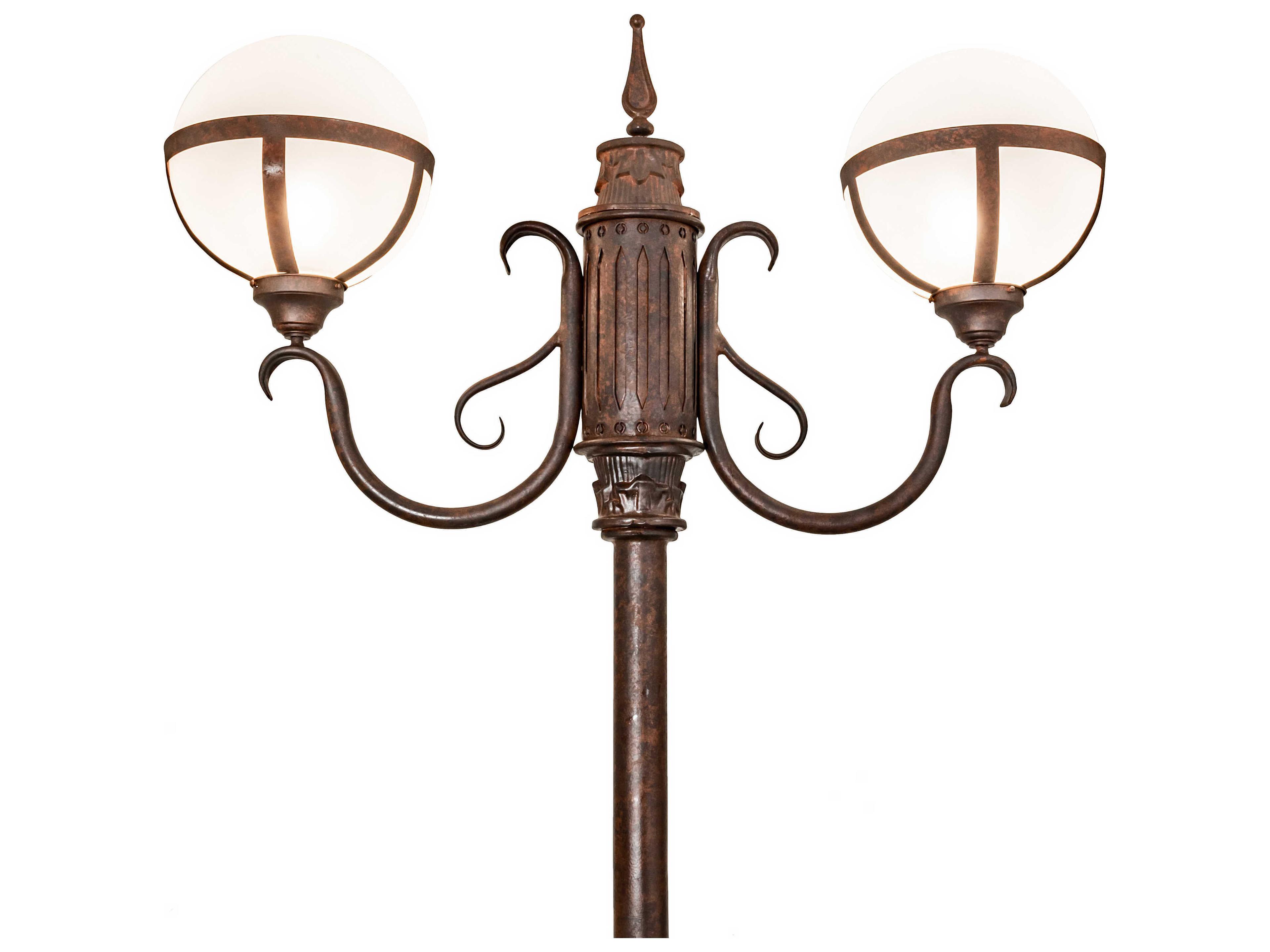 Meyda Bola 2 - Light Outdoor Post Light