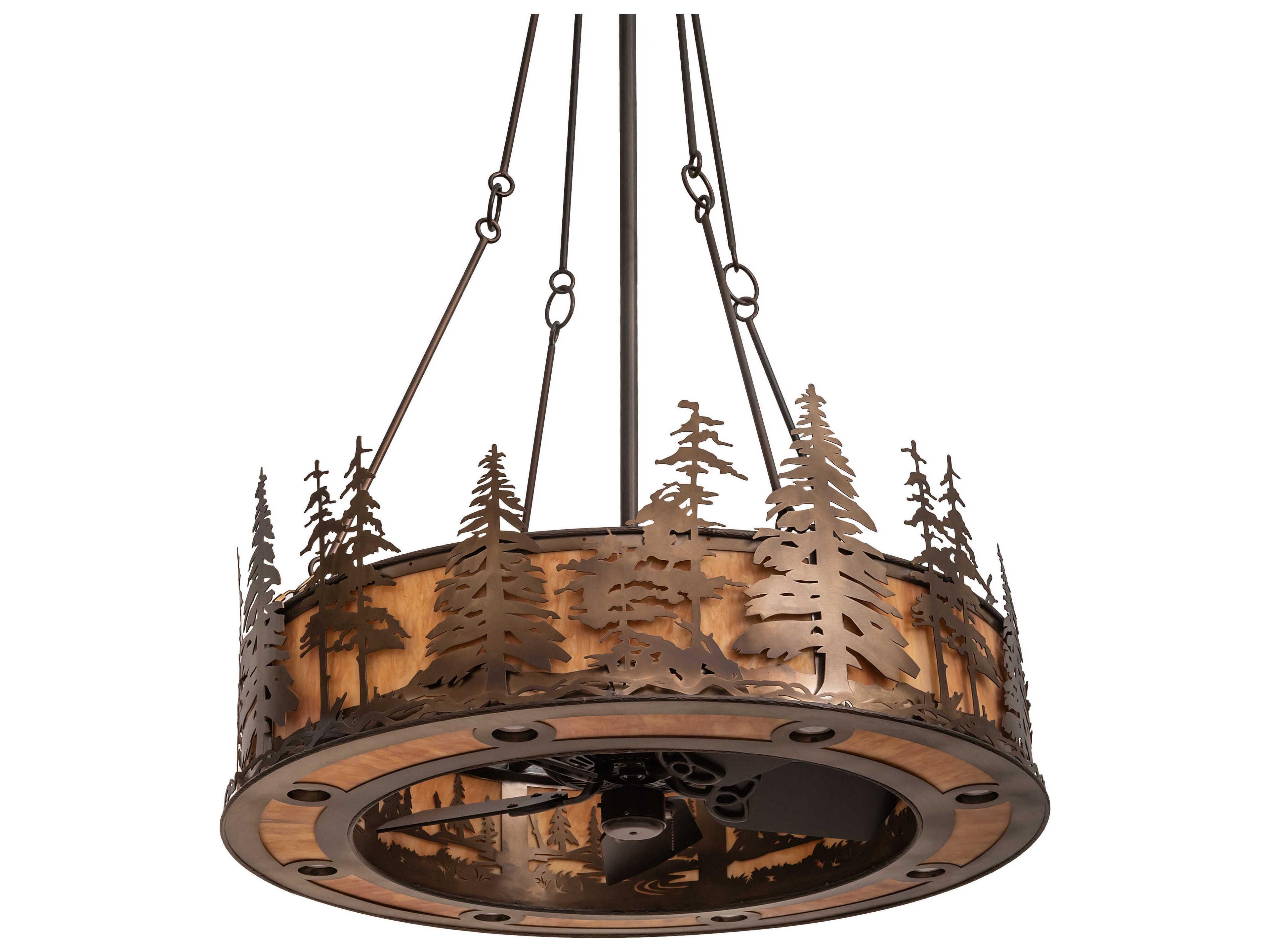 Meyda Tall Pines 45" Ceiling Fan