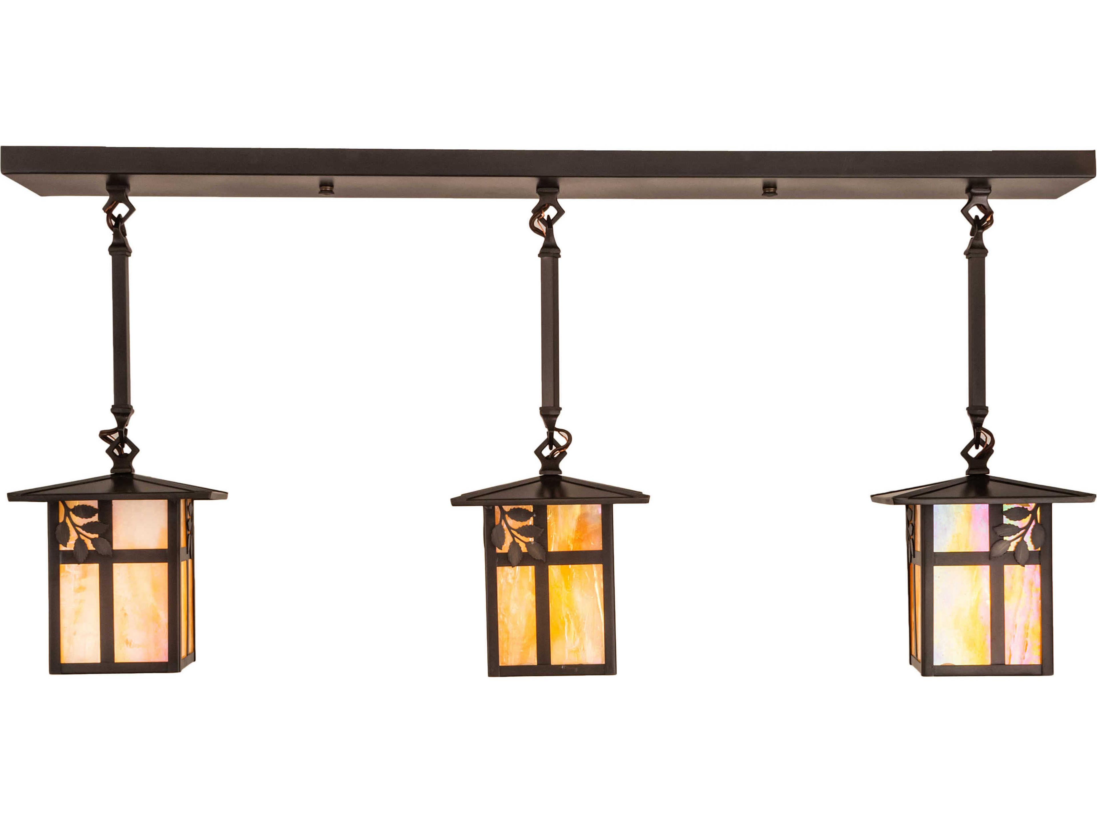 Meyda Seneca 3 - Light Glass Outdoor Hanging Light