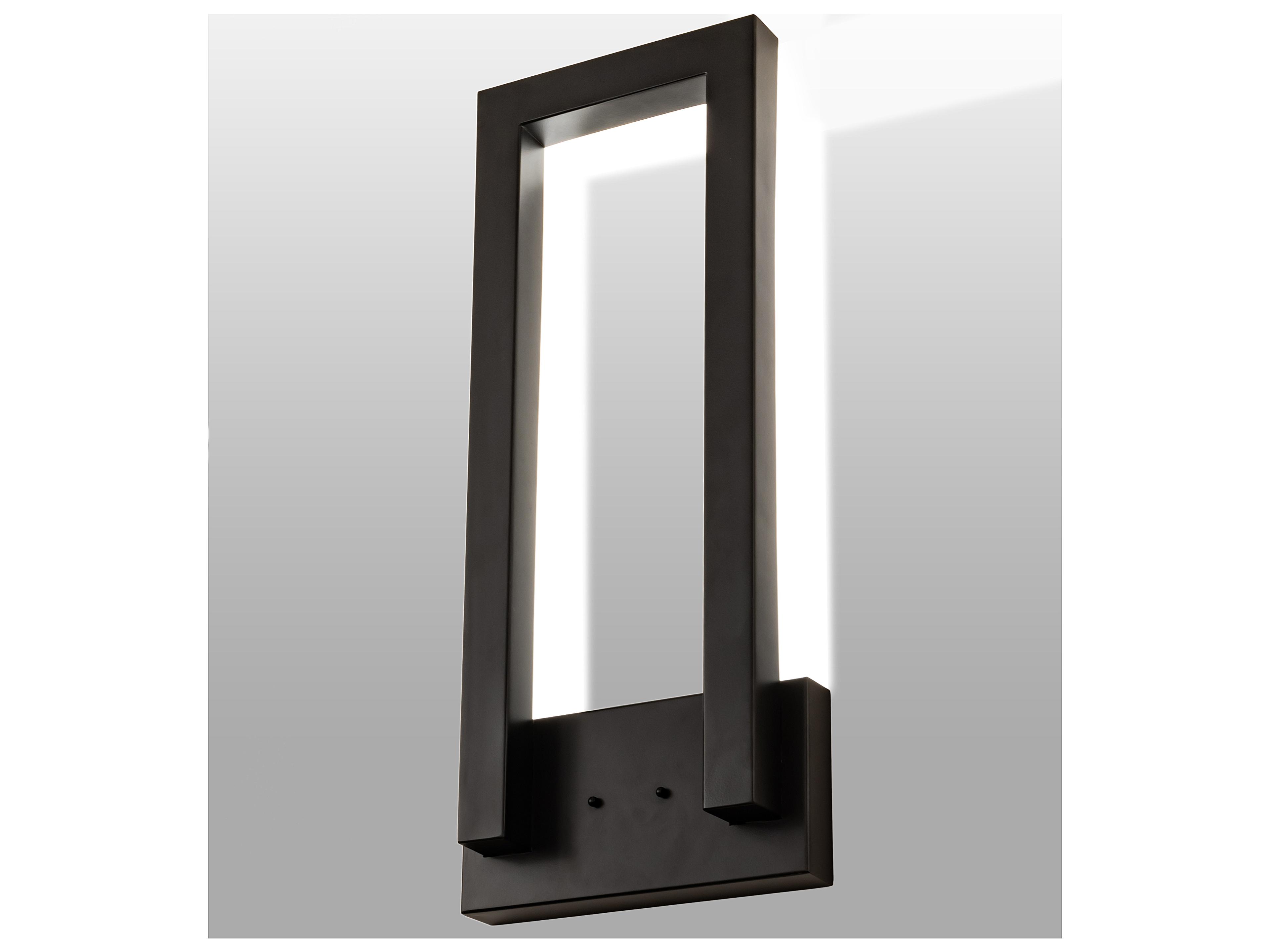 Meyda Quadrato Black LED Wall Sconce