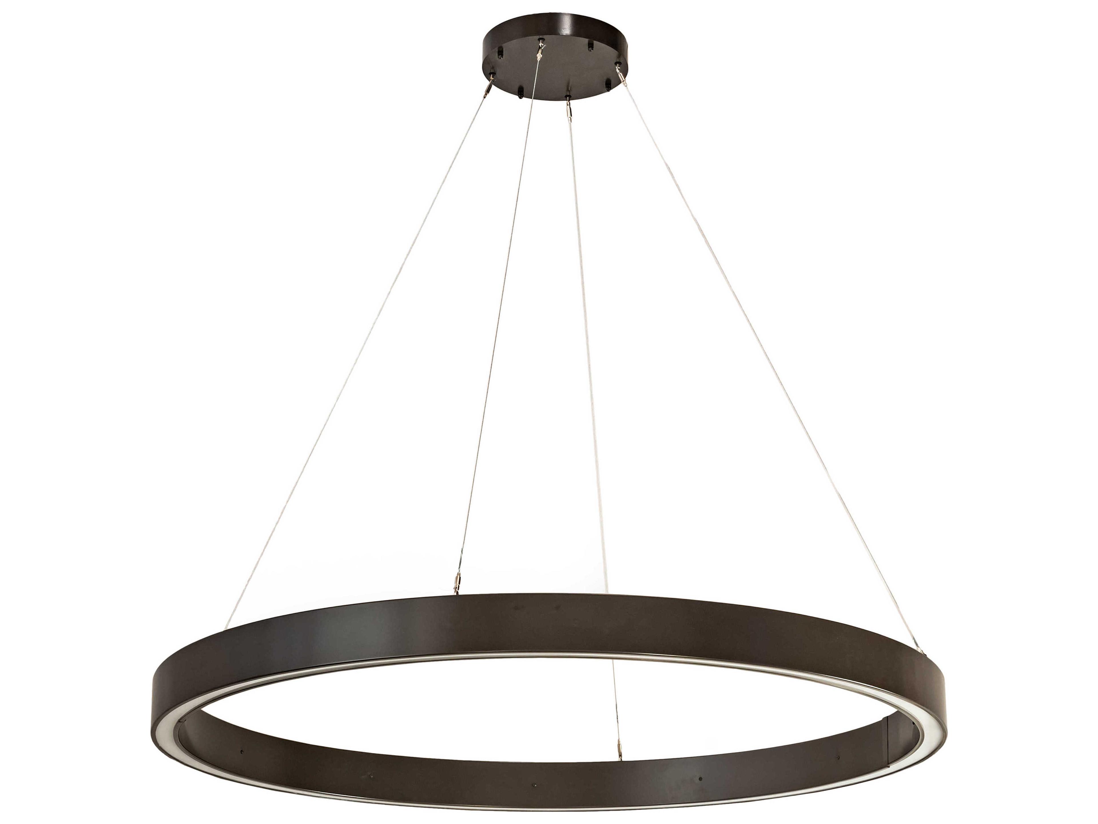 Meyda Anillo Timeless Bronze White LED Round Pendant