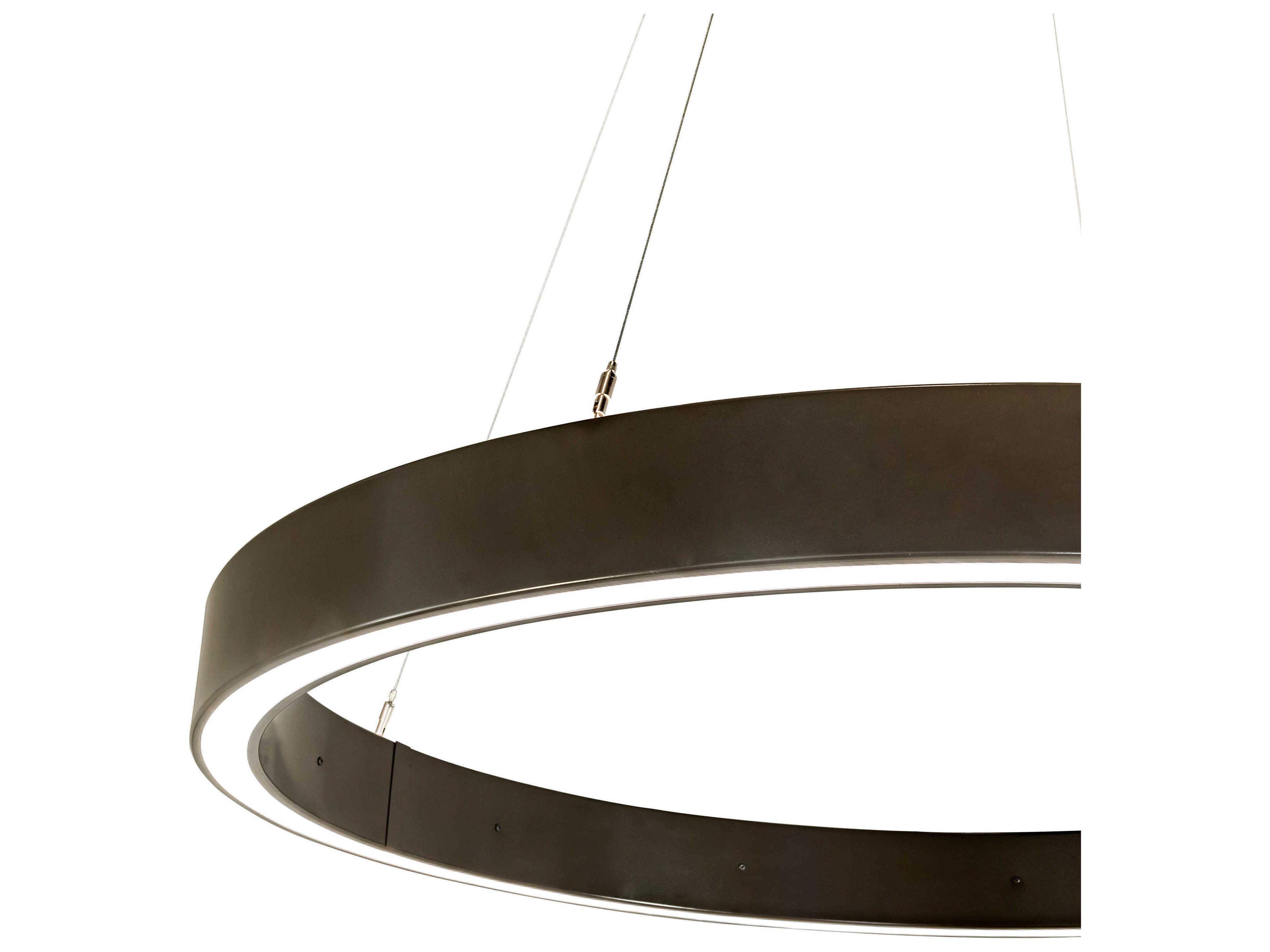 Meyda Anillo Timeless Bronze White LED Round Pendant