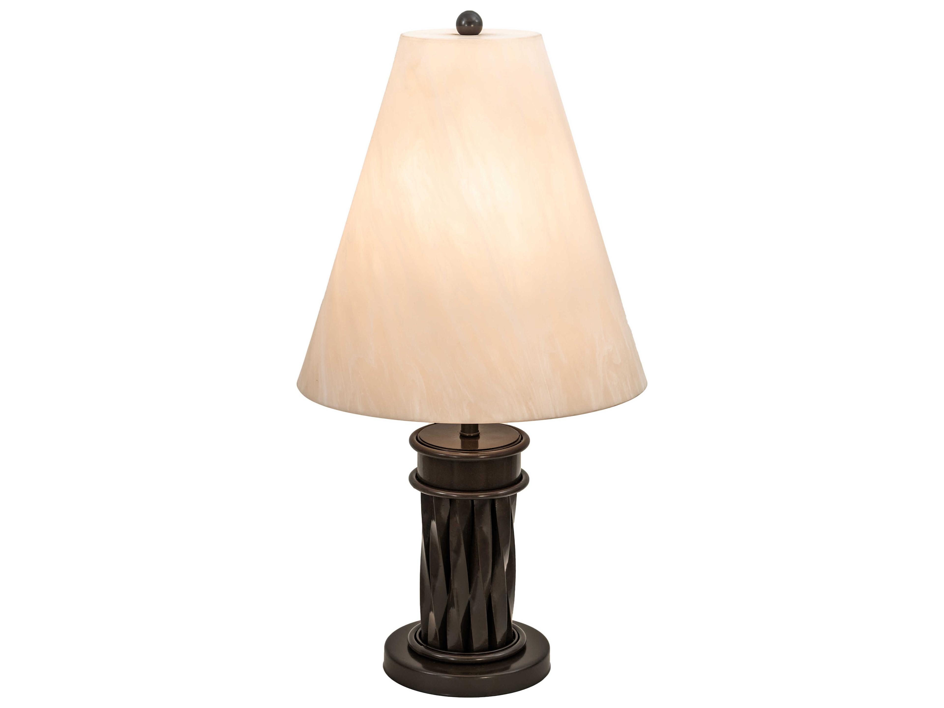 Timeless Bronze Glass Table Lamp