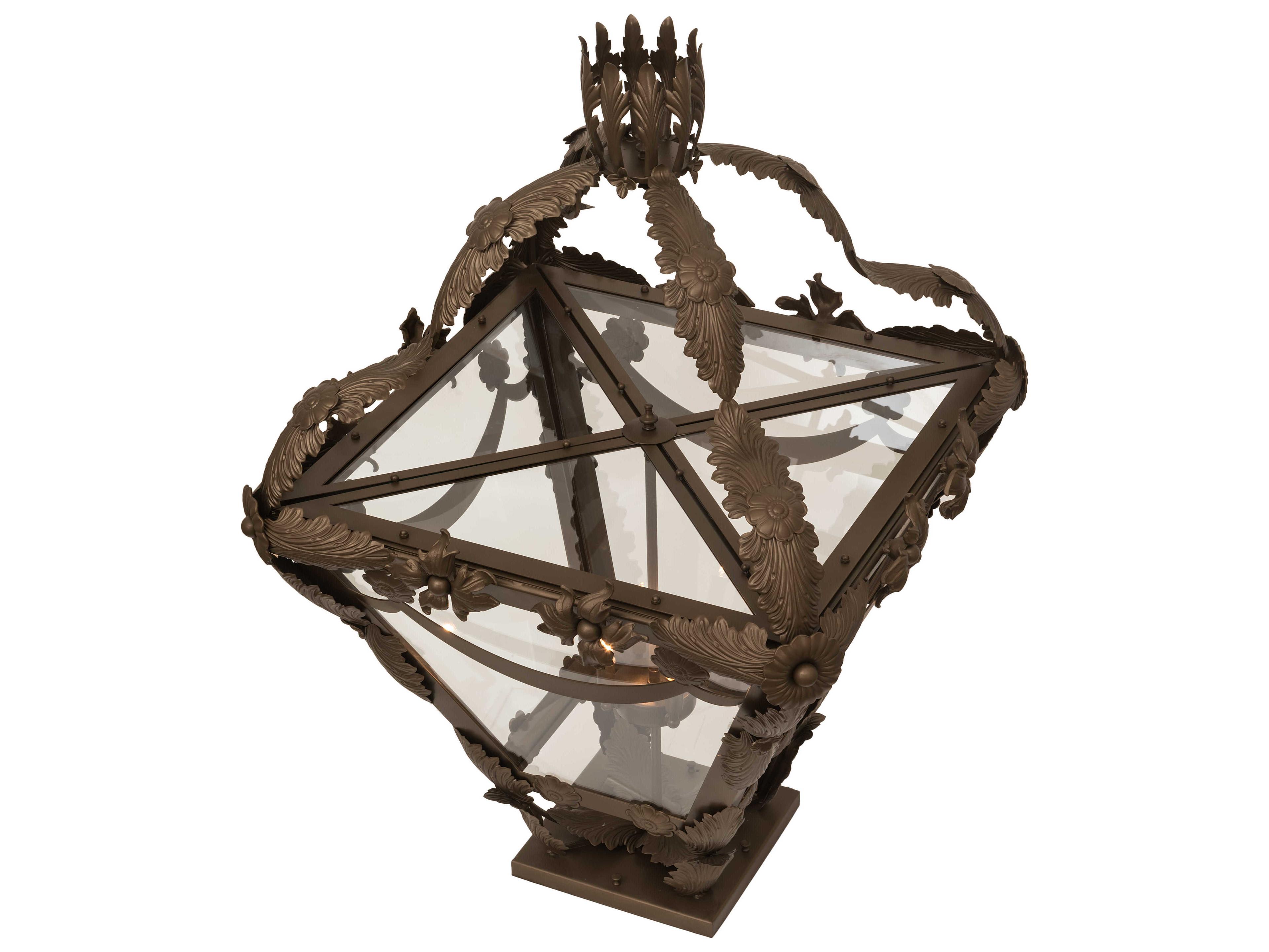 Meyda Symone 4 - Light Glass Rustic Lodge Outdoor Pier