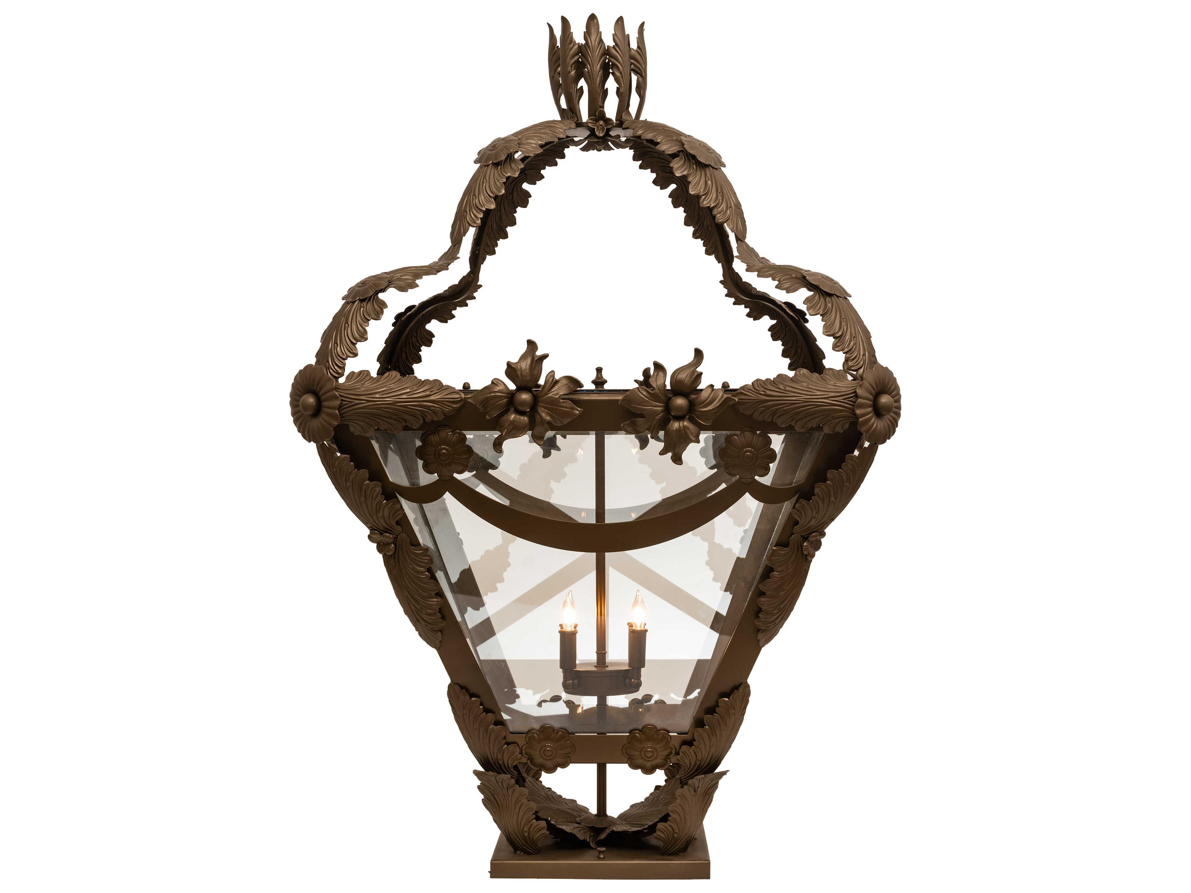 Meyda Symone 4 - Light Glass Rustic Lodge Outdoor Pier