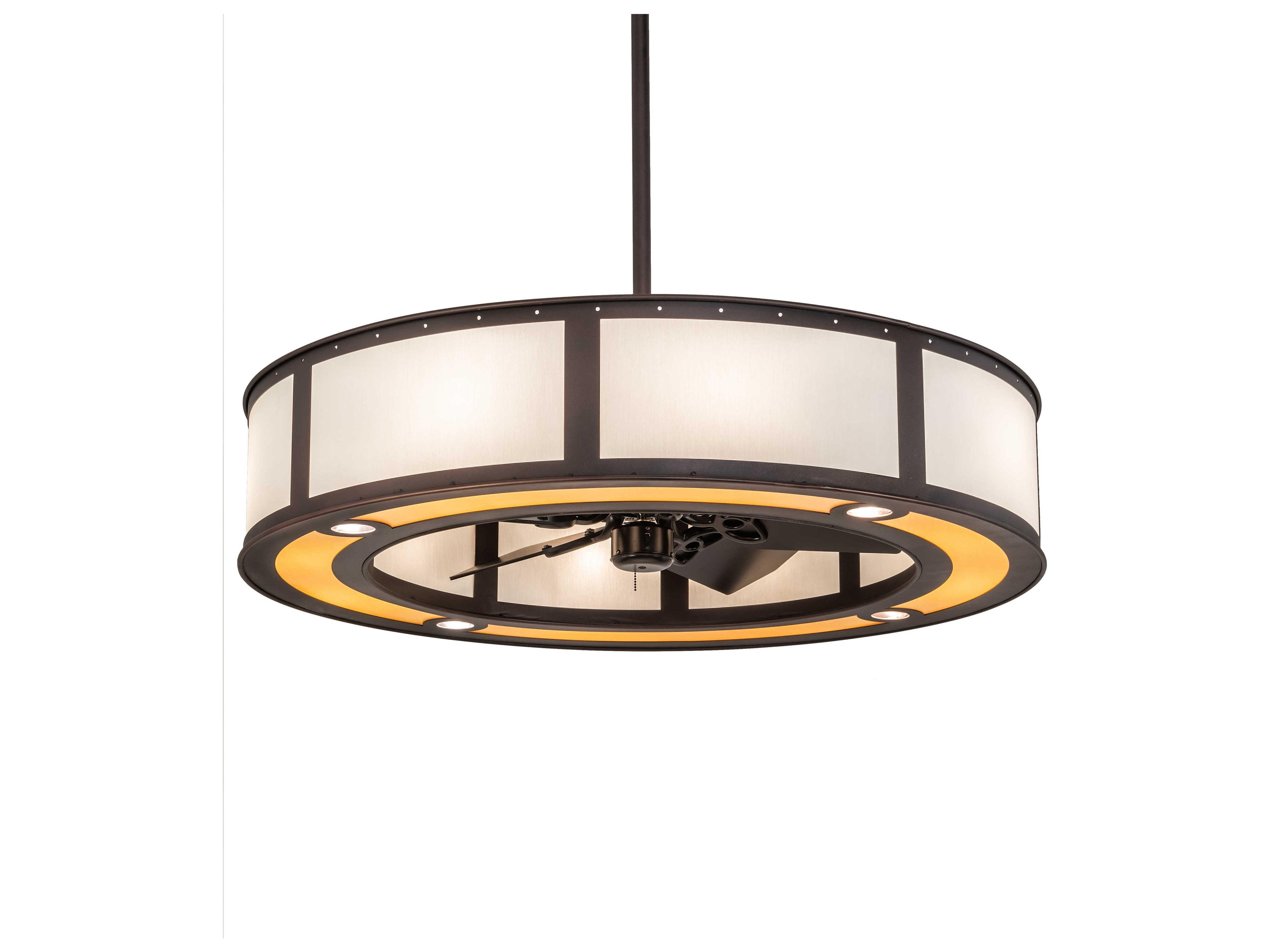 Meyda Maplewood 8-Light Chandel-Air