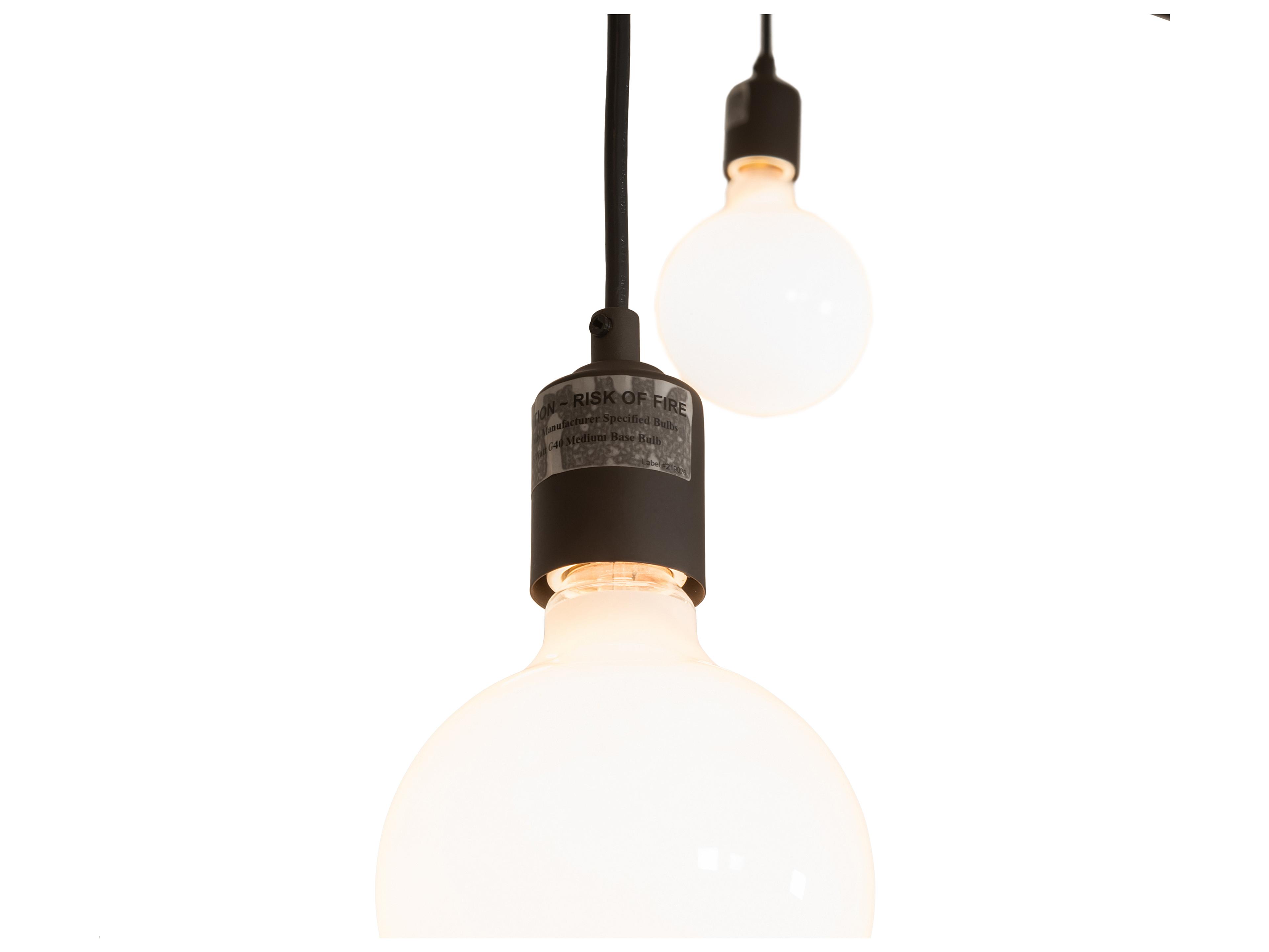 Meyda Castiliolite 12-Light Oil Rubbed Bronze White Globe Pendant